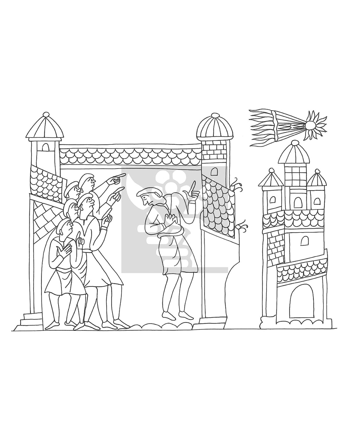 Search Press The Bayeux Tapestry Colouring Book - 60 Illustrations | Paperback | English 6