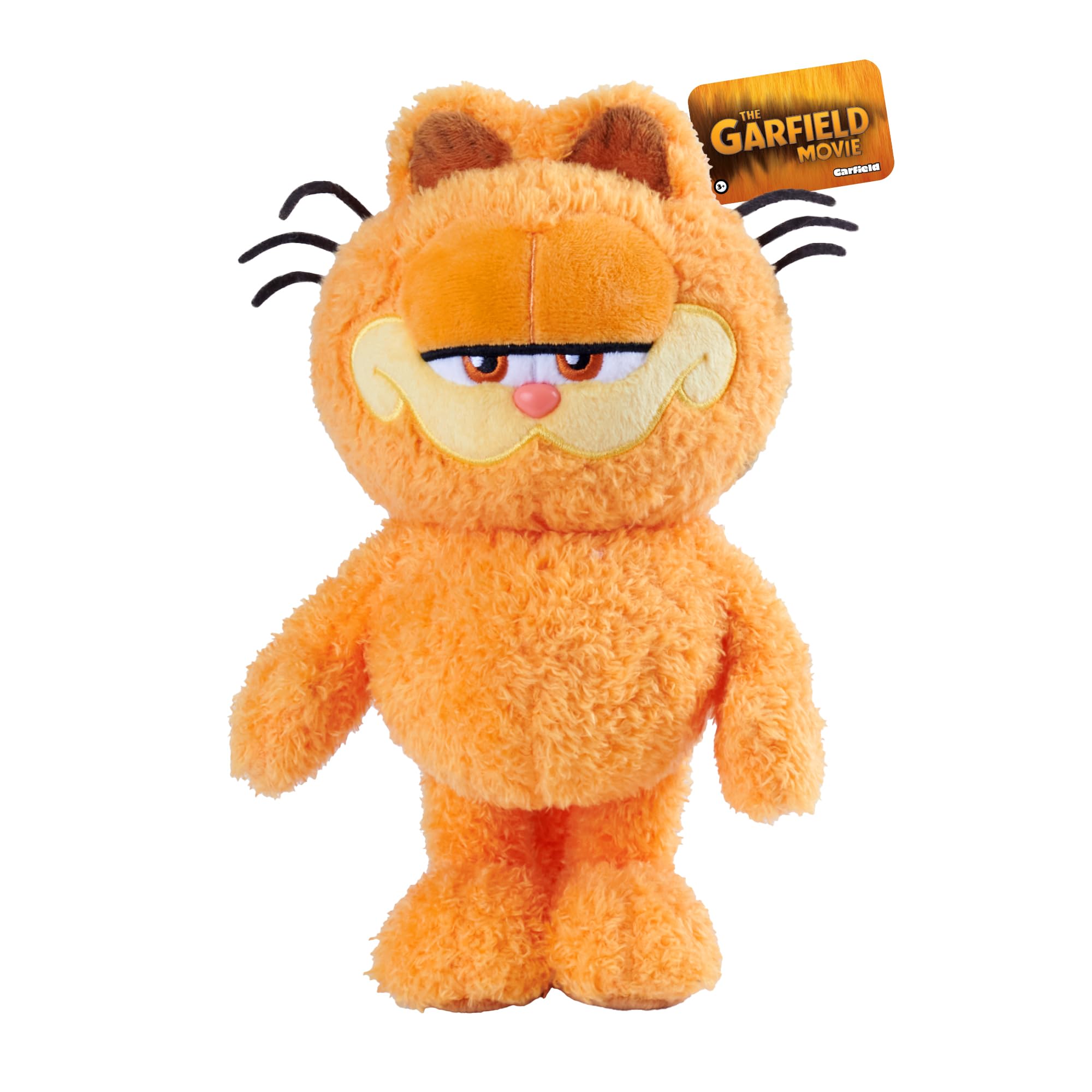 Animagic The Garfield Movie - Official Classic Garfield 20cm Plush | Polyester | Ages 3+