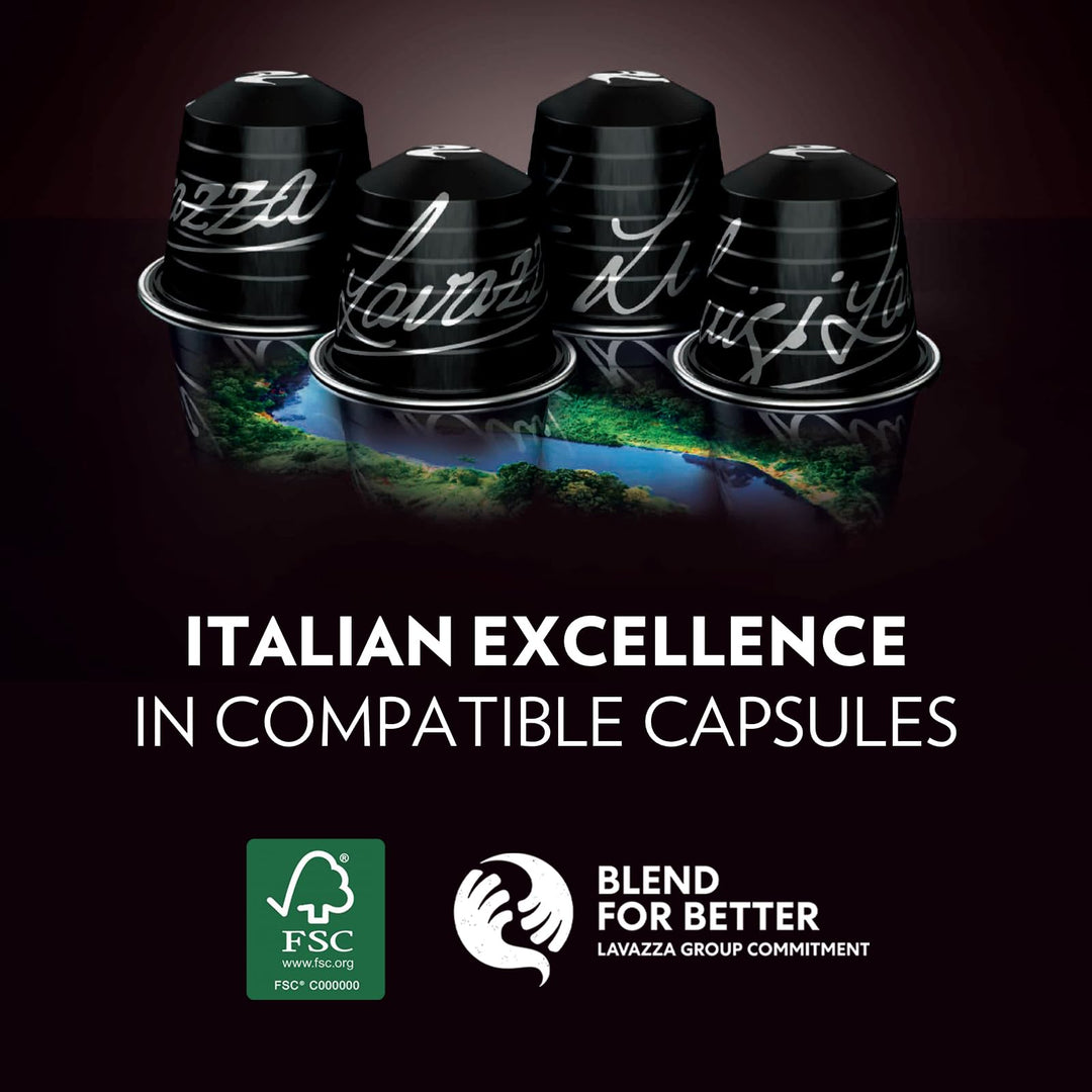 Lavazza Espresso Maestro Ristretto - 30 Aluminum Capsules for Nespresso Original Machines