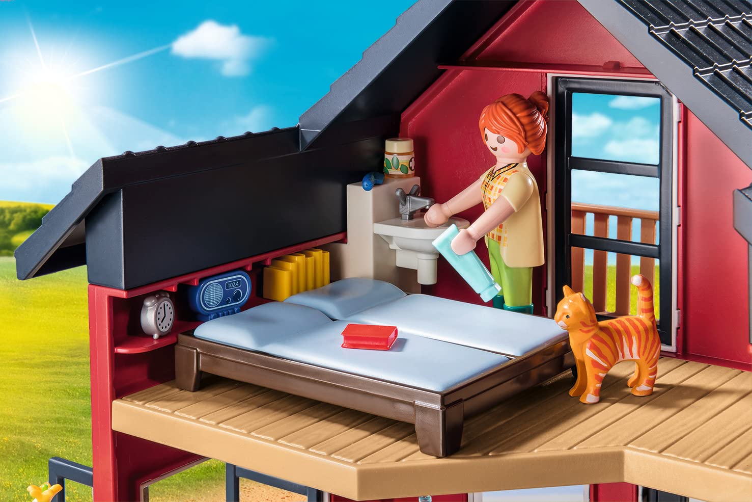 Playmobil 71248 Country Farm House Playset - Sustainable Farm Animal Toy for Kids 4+ 2