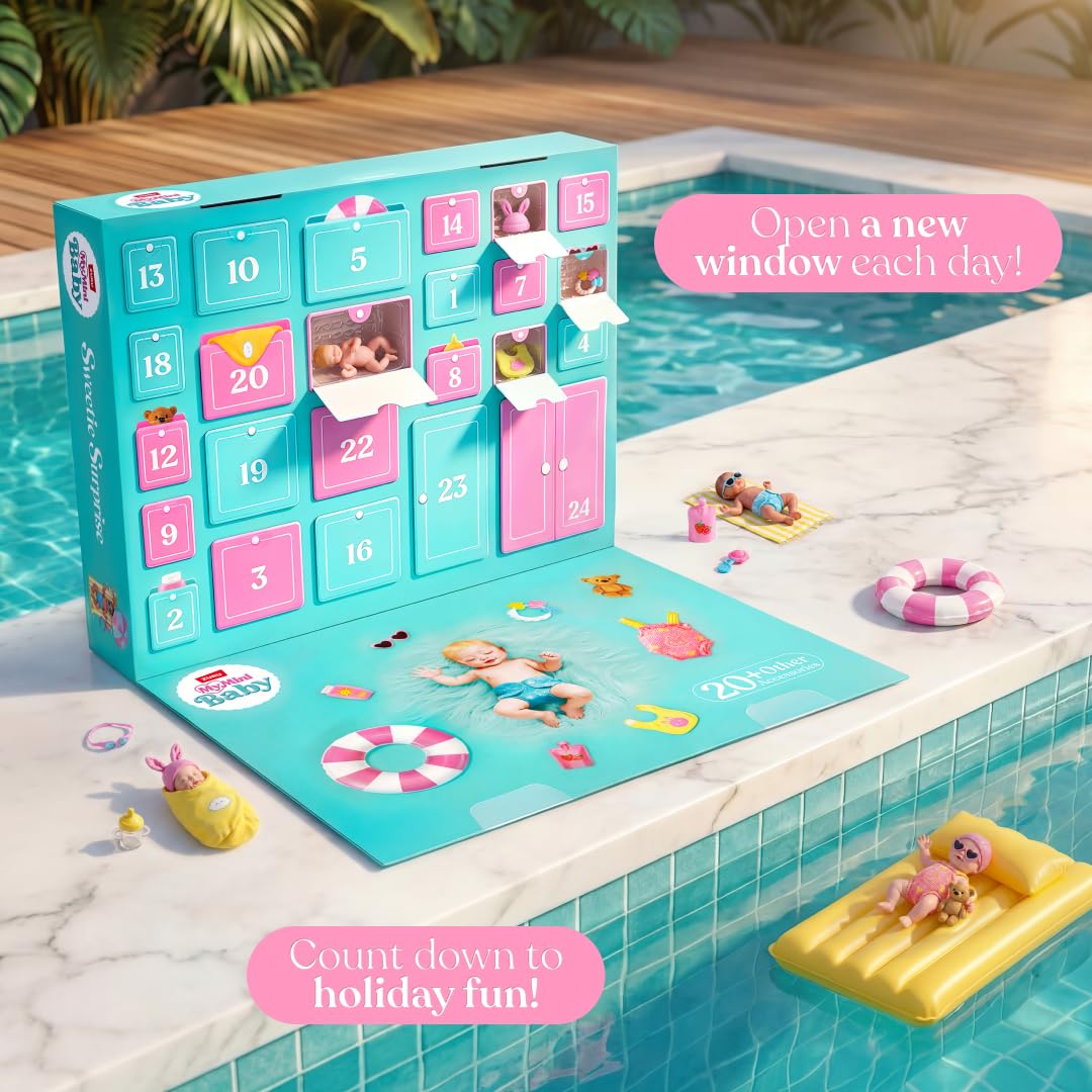 ZURU MY MINI Advent Calendar Series 1 - 24 Days of Mini Surprises | Includes 2 Dolls & 20+ Accessories 2