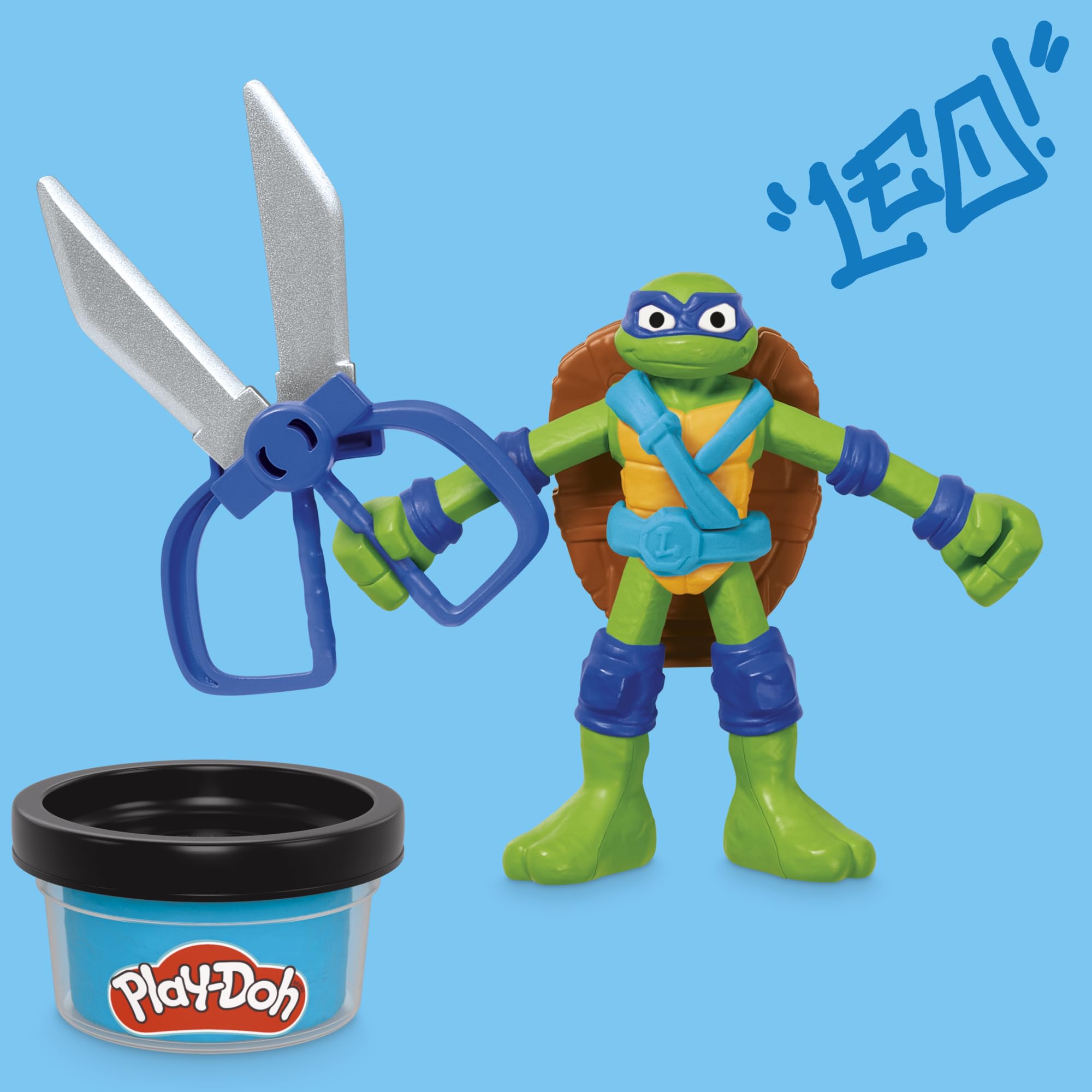 Play-Doh Teenage Mutant Ninja Turtles Cowabunga Creations Playset with 8 Colors 7
