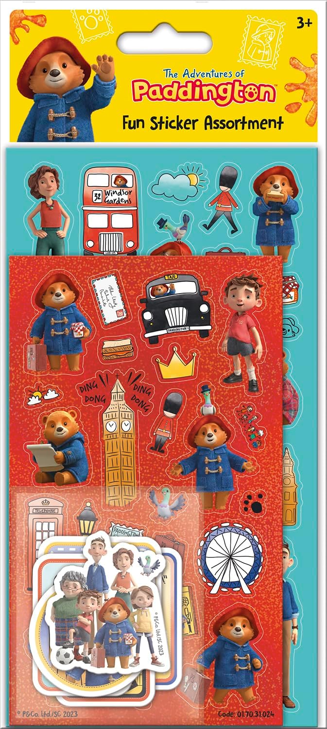 Paper Projects The Adventures of Paddington - Paddington Bear Assorted Sticker Pack 1
