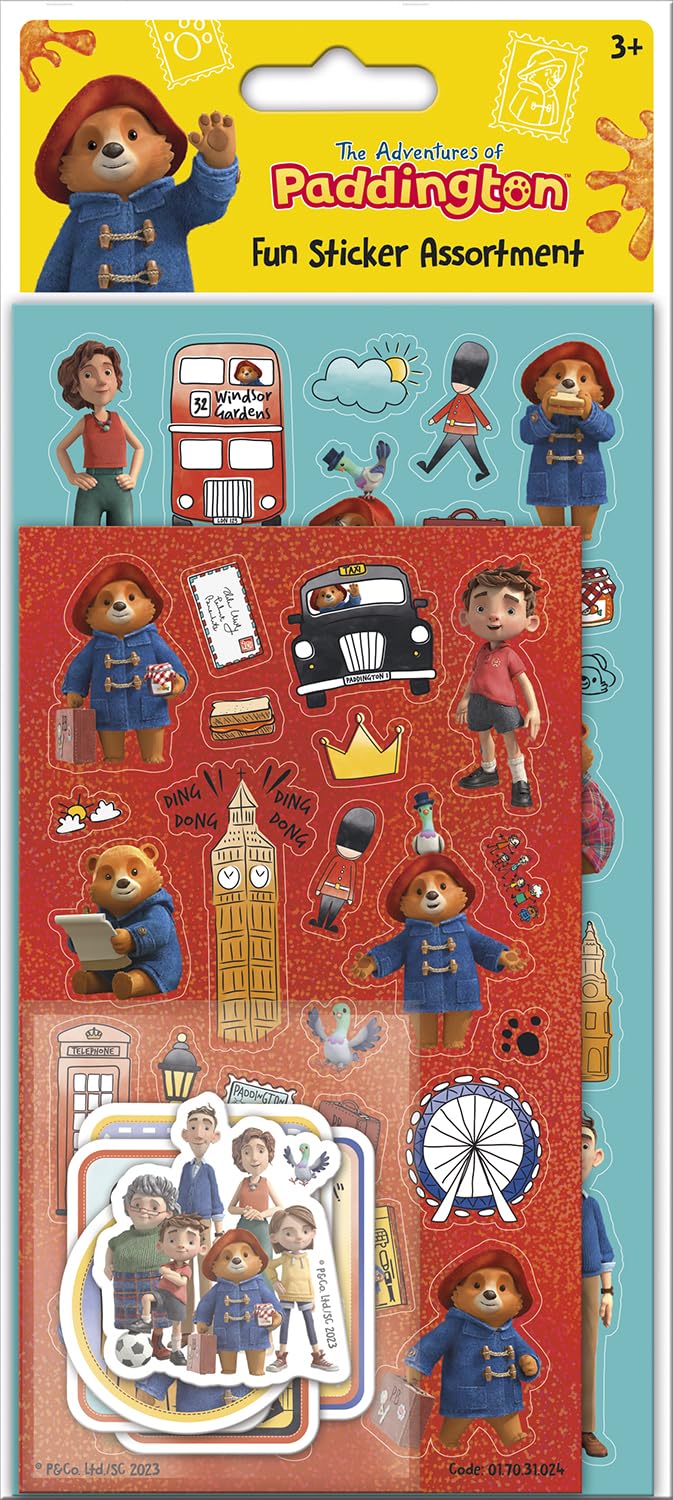 Paper Projects The Adventures of Paddington - Paddington Bear Assorted Sticker Pack 7
