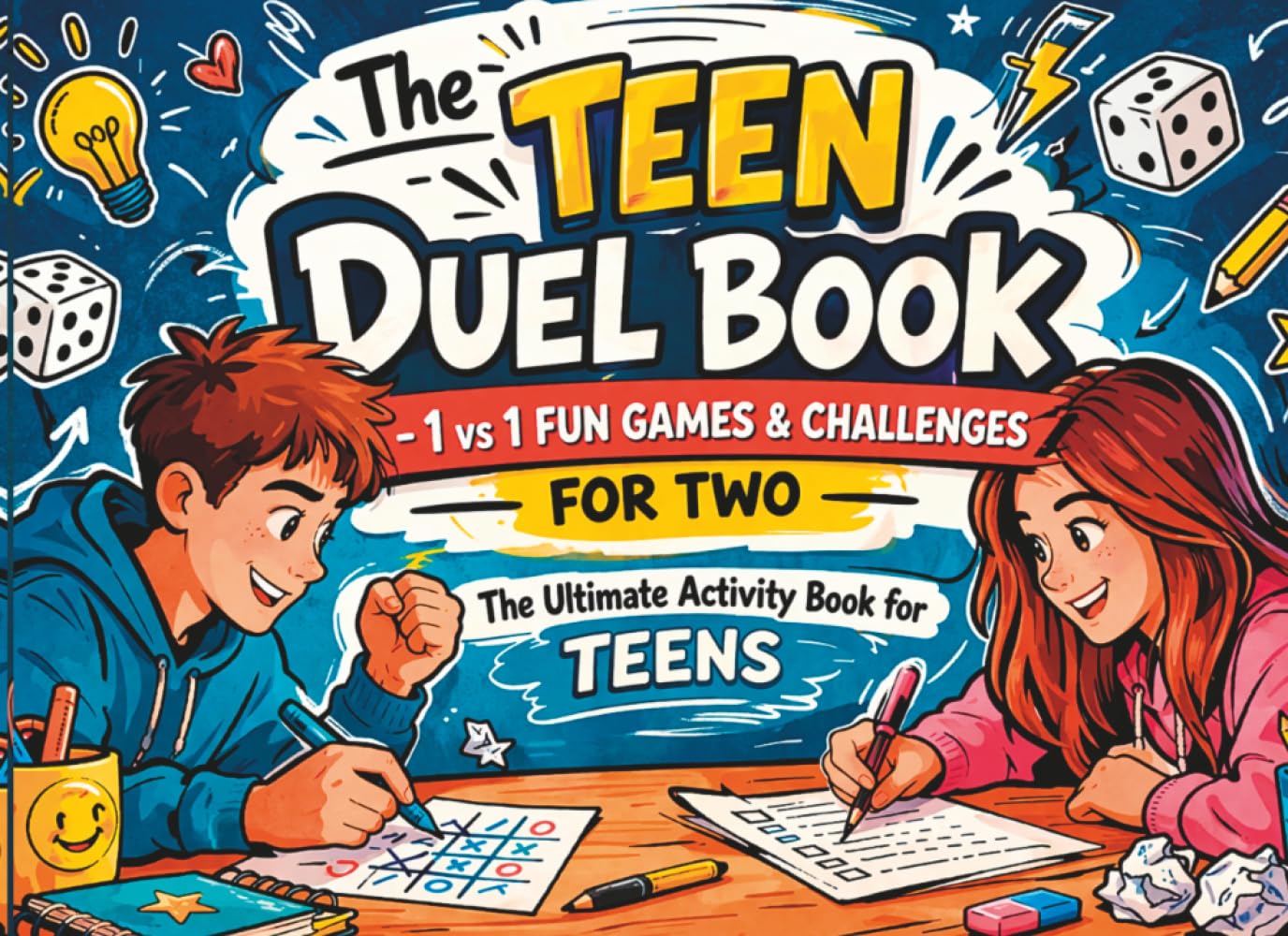 The Teen Duel Book: 1 vs 1 Fun Games & Challenges for Two | Paperback | English