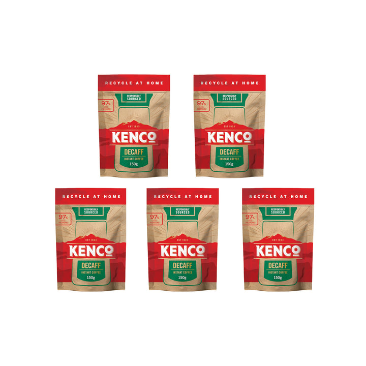 Kenco Decaff Instant Coffee Refill 150G x 5 (750g Total)