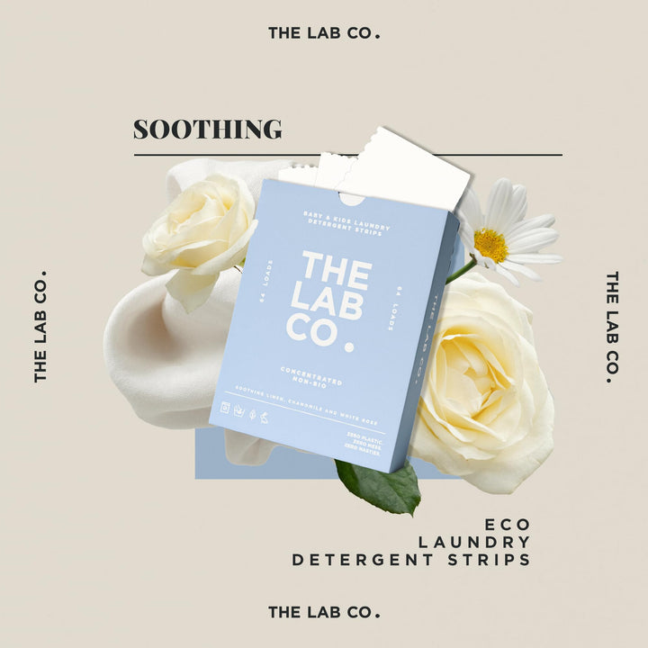 The Lab Co. - Laundry Detergent Strips Sheets (64 Loads, Eco Ultra-Concentrated)
