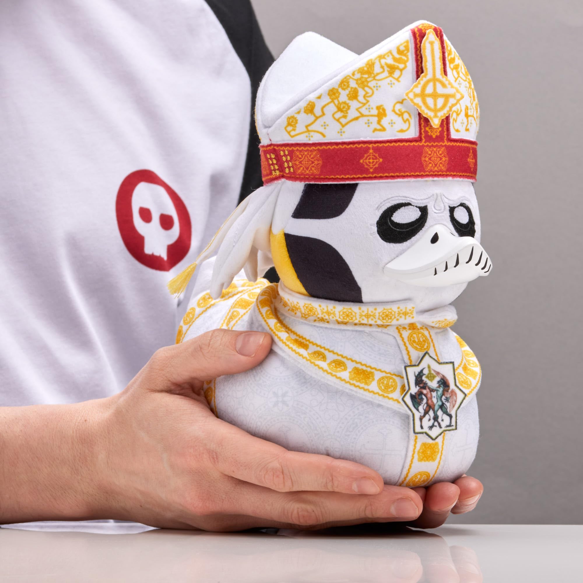 TUBBZ Ghost Papa Nihil Cosplaying Rubber Duck Soft Plush Collectible Toy | 9 Inches Tall