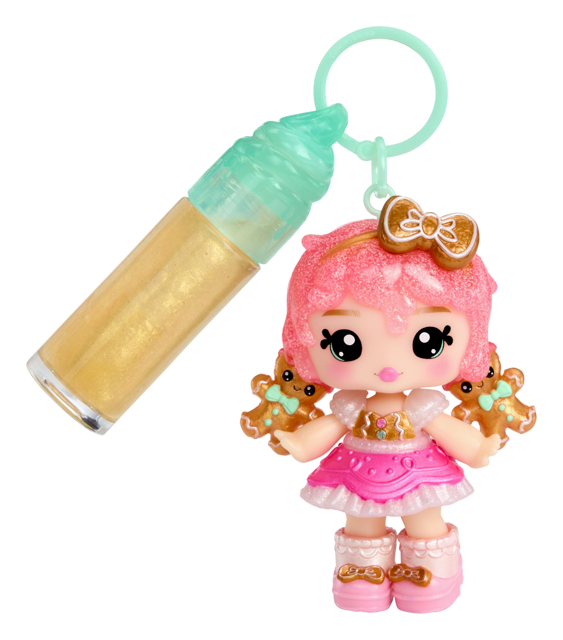 Yummiland Gigi Gingerbread Holiday Doll - Articulated Fashion Doll with DIY Scented Lip Gloss Kit | Ages 4+ 4