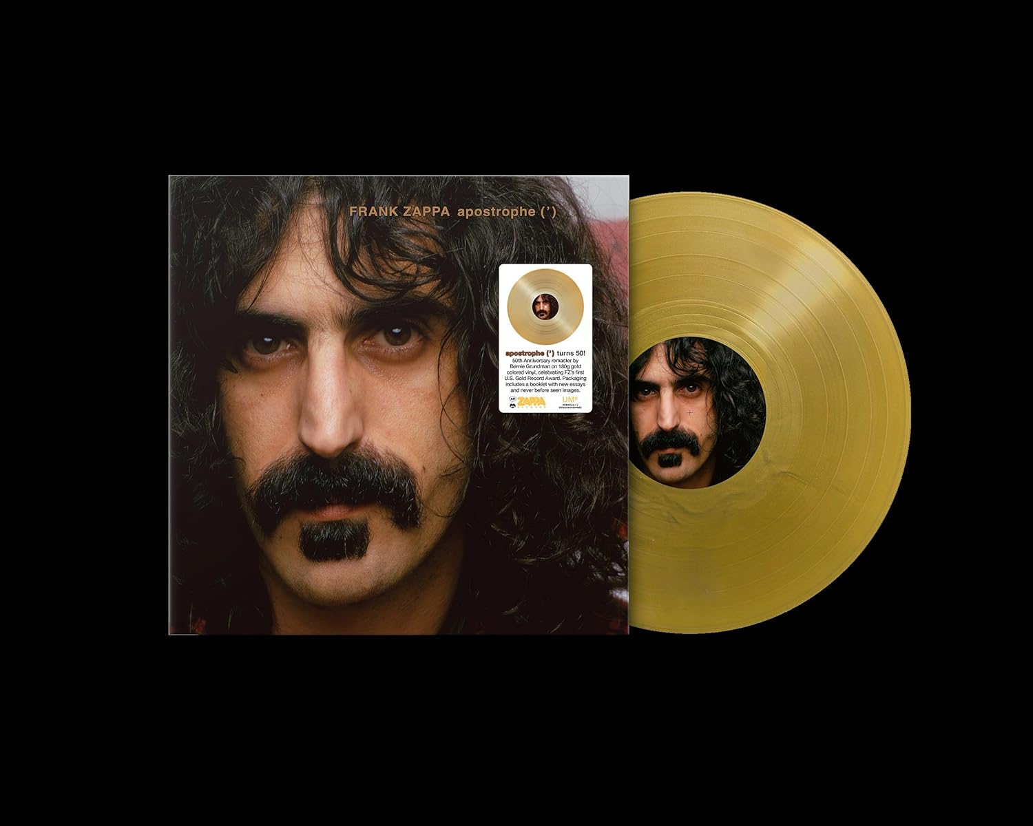 Frank Zappa & the Mothers - Apostrophe (') 50th Anniversary Metallic Gold Vinyl 1