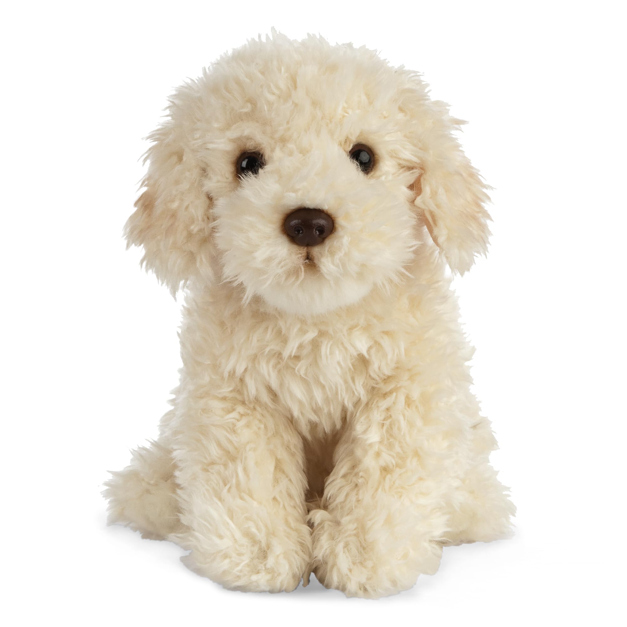 Living Nature Labradoodle Stuffed Animal - 25cm Plush Toy with Educational Tag