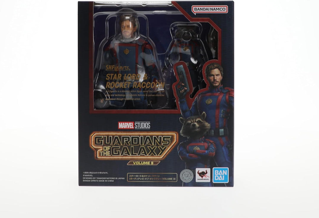 GOTG 3 - Star-Lord & Rocket Raccoon - Figurine S.H. Figuarts 6-15cm
