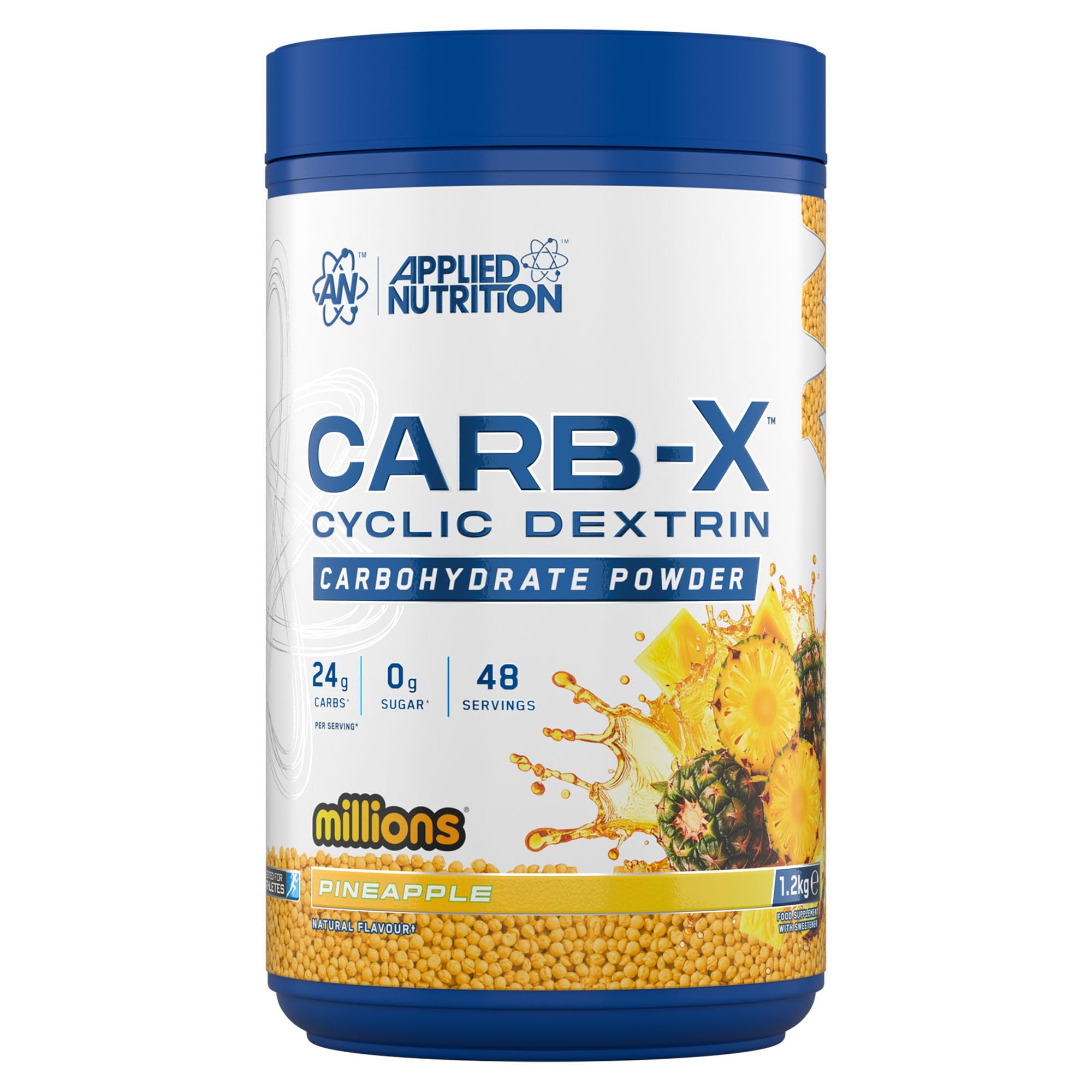 Applied Nutrition Carb X Highly Branched Cyclic Dextrin Carbohydrates Powder | 1200g Tub | Vegan, Gluten-Free 1