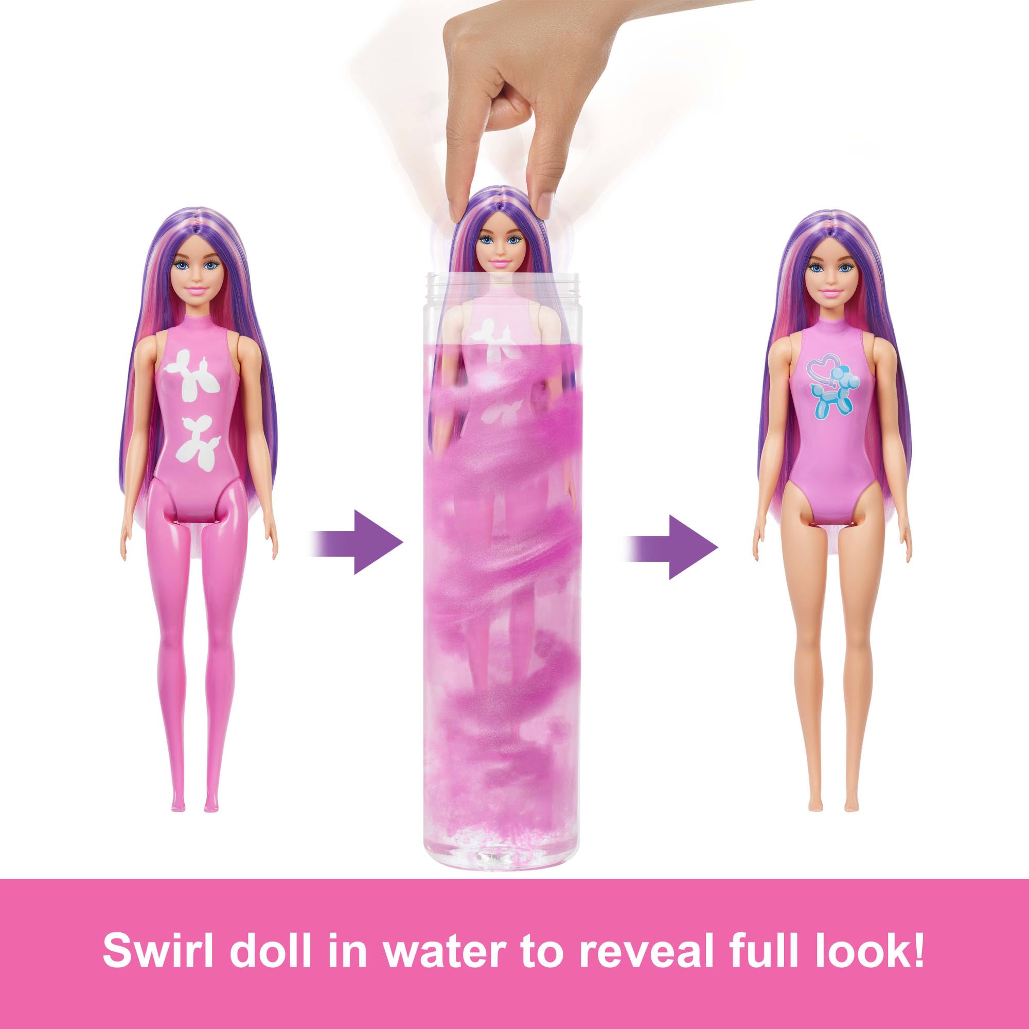 Barbie Color Reveal Doll & Accessories - Balloon Animals Series, 6 Surprises, Ages 3+ 2