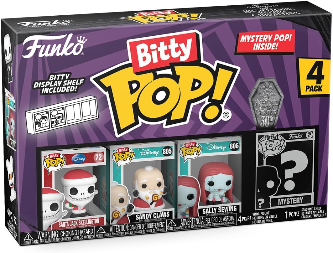 Funko Bitty POP! The Nightmare Before Christmas - Santa Jack Vinyl Figure 3
