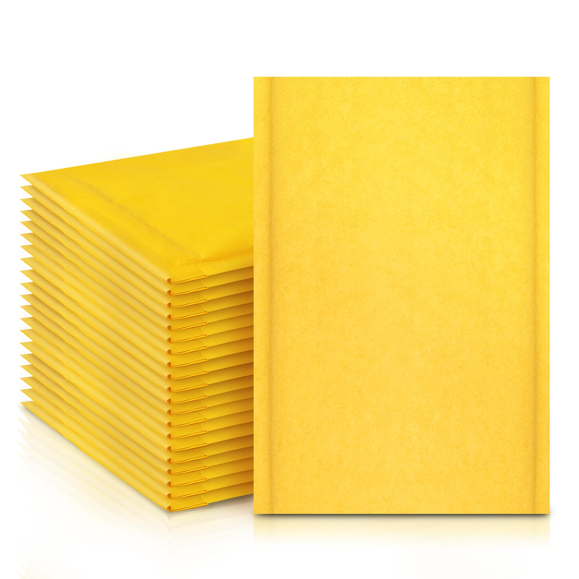 Merrimen Padded Envelope Mailers - A6 Size, Gold, 10 Count | Lightweight Protection 1