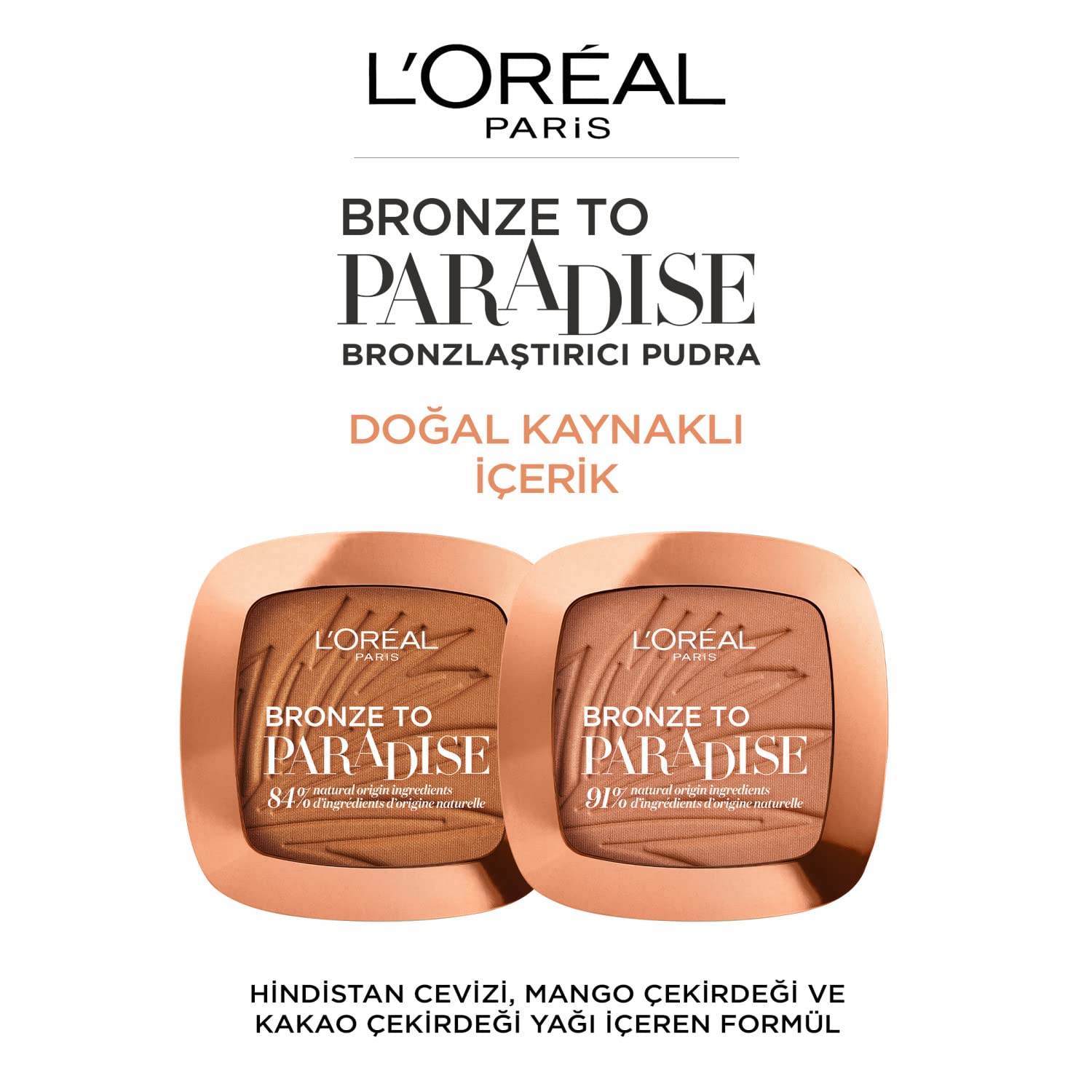 L'Oreal Paris Back To Bronze Matte Bronzing Pressed Powder - Buildable Formula, Shimmer-Free, Medium Shade, 9g 6
