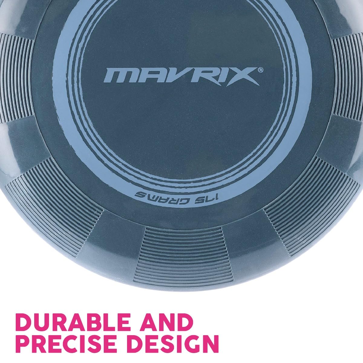 Mavrix Flying Sports Disc - 25cm Diameter, 175g Weight | Rubber Grip for Easy Handling 6