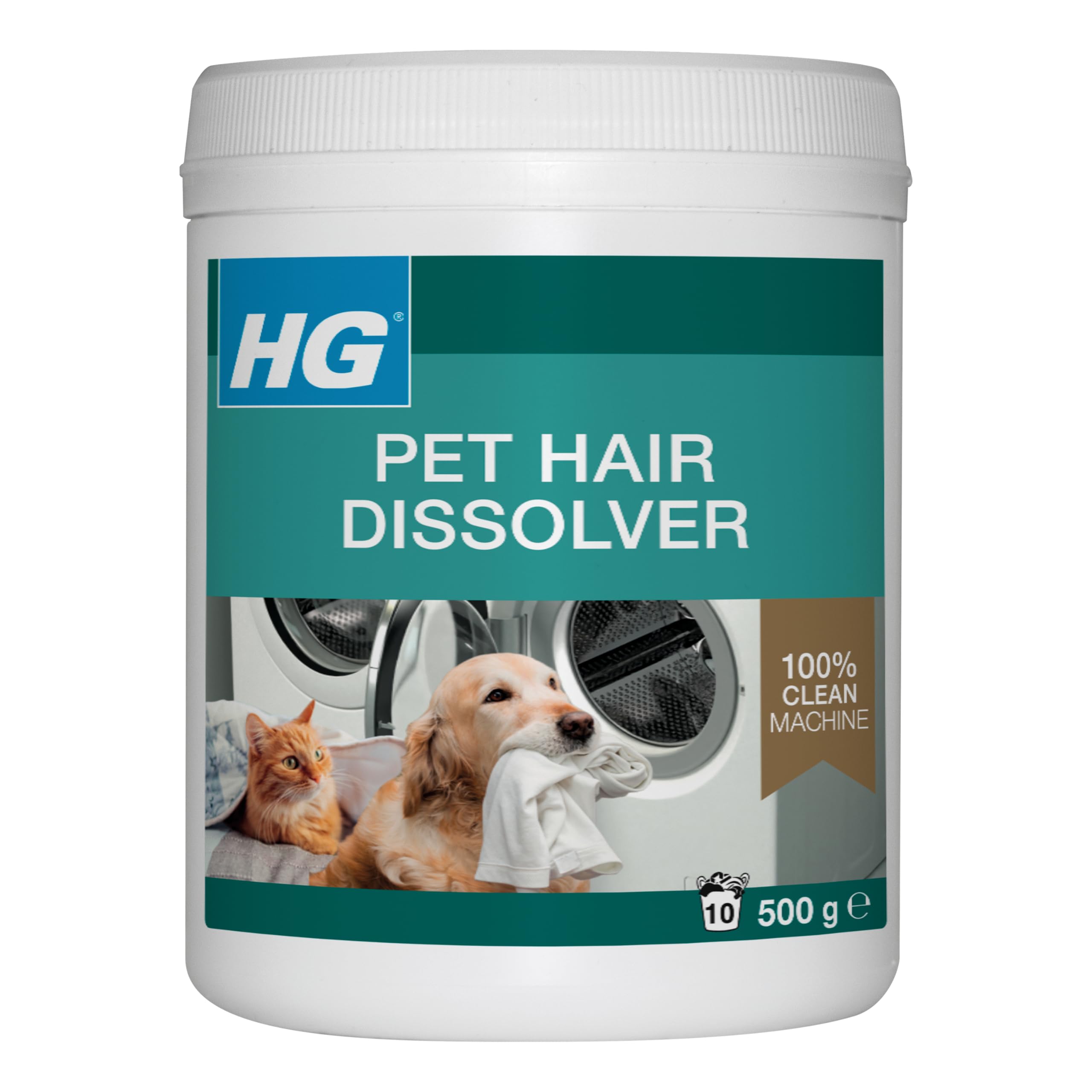 HG Pet Hair Dissolver Powder - Animal Hair Remover for Clothes & Textiles | 500g 1