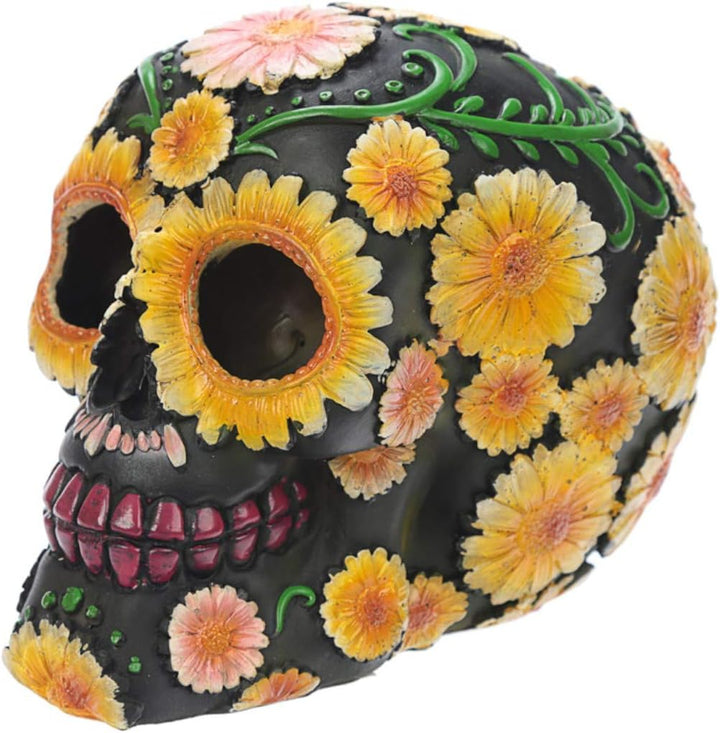 Fantasy Day of the Dead Daisy Skull