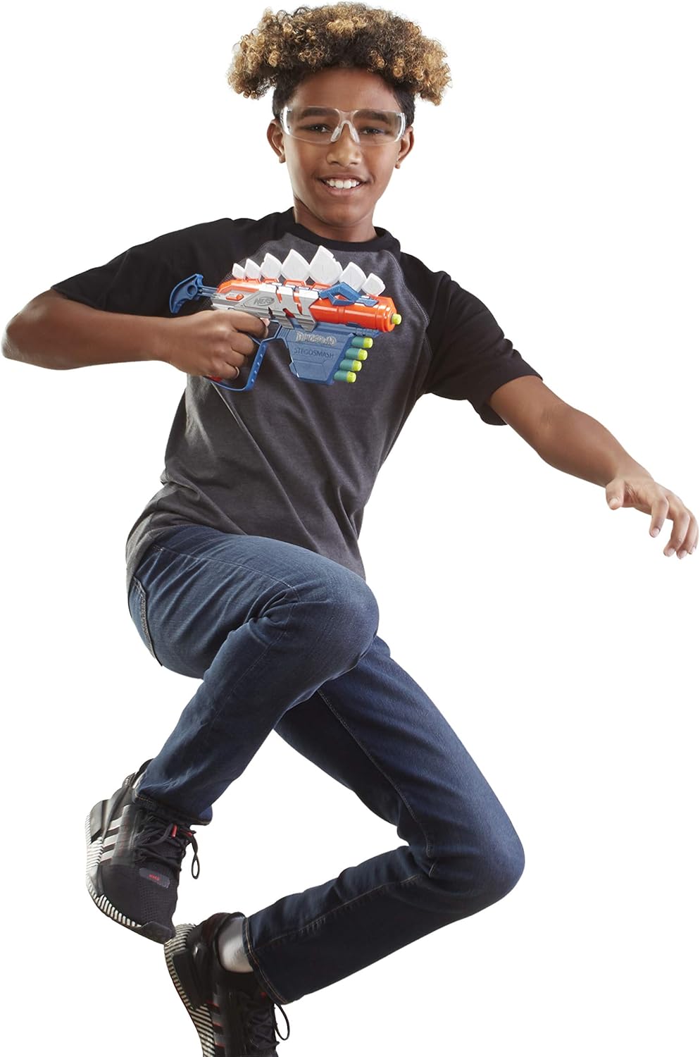 Nerf DinoSquad Stegosmash Dart Blaster - Dinosaur Design with 5 Elite Darts 2