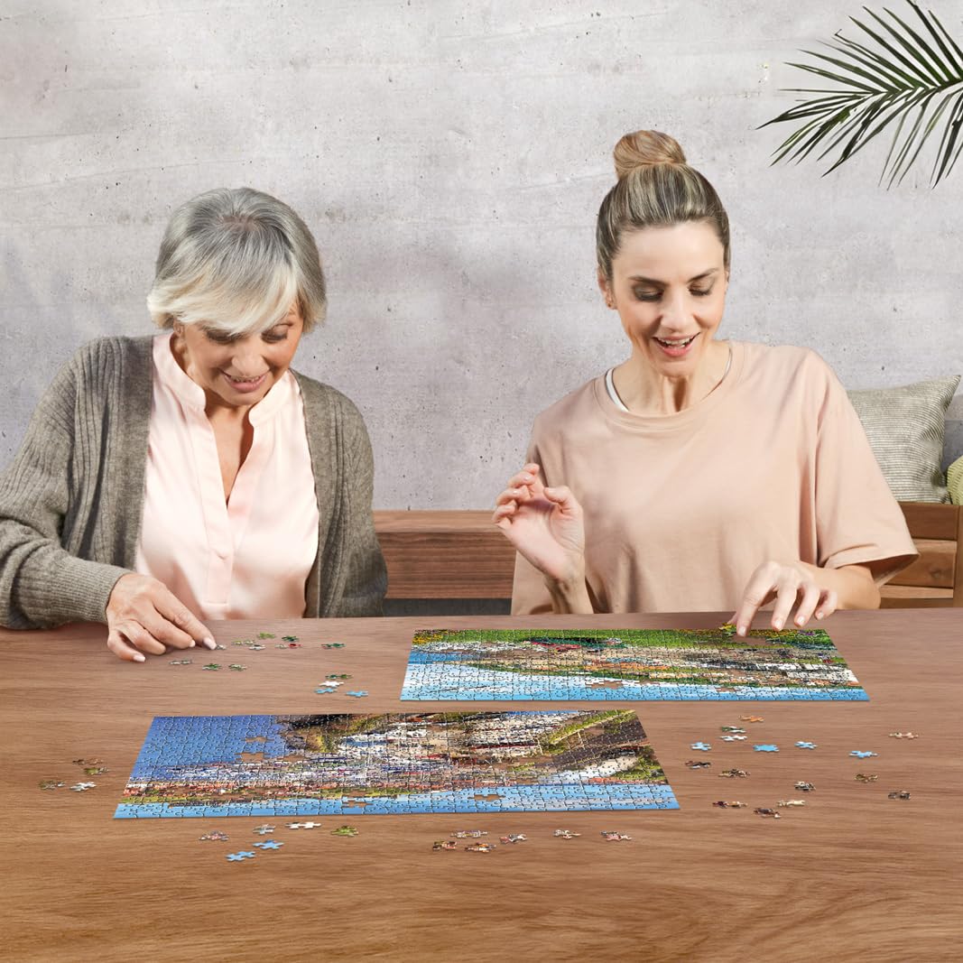 Ravensburger Picturesque Landscapes No. 1 Jigsaw Puzzle - 1000 Pieces, Yorkshire Whitby & Runswick Bay 2