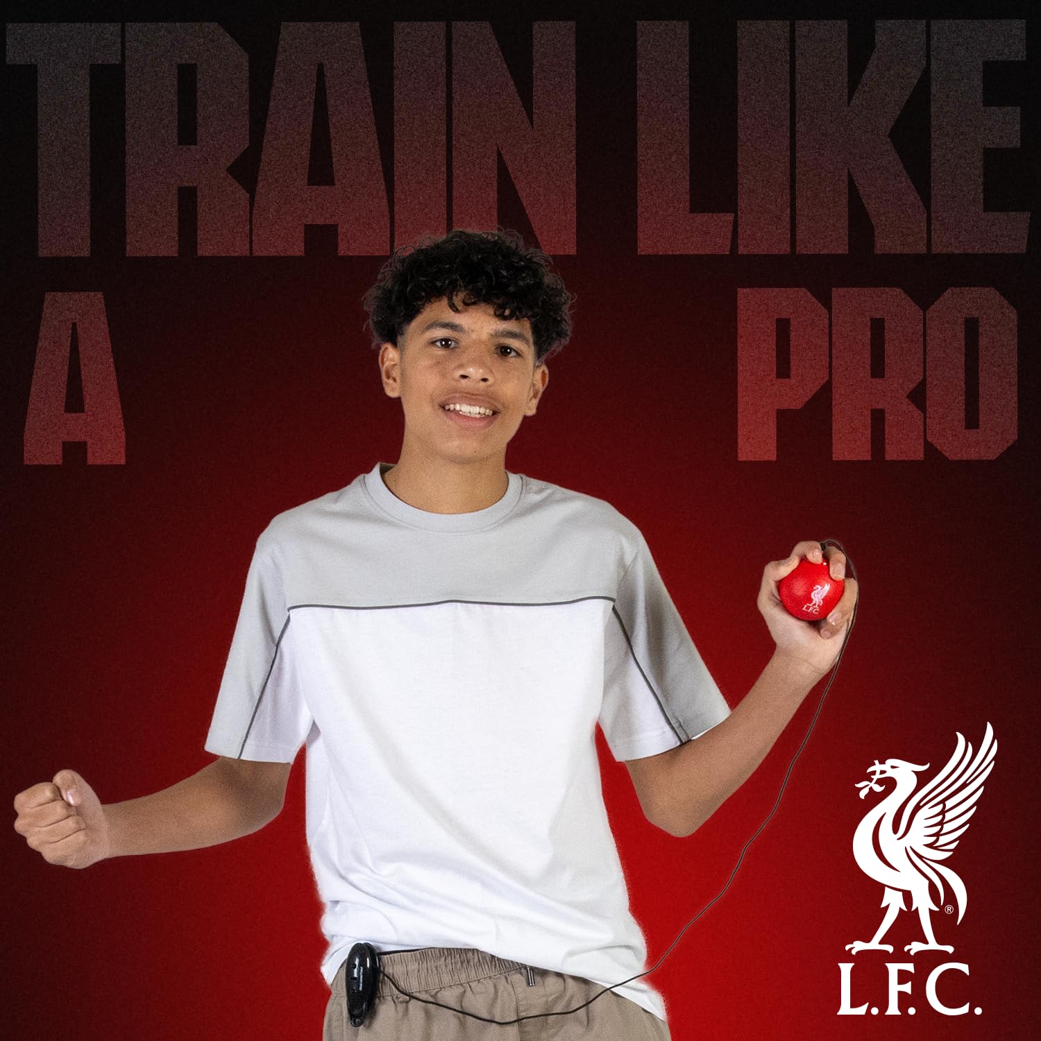 Smart Ball 1002 : 1002-LFC Liverpool FC Kick Tracker Football | Red | One Size 2