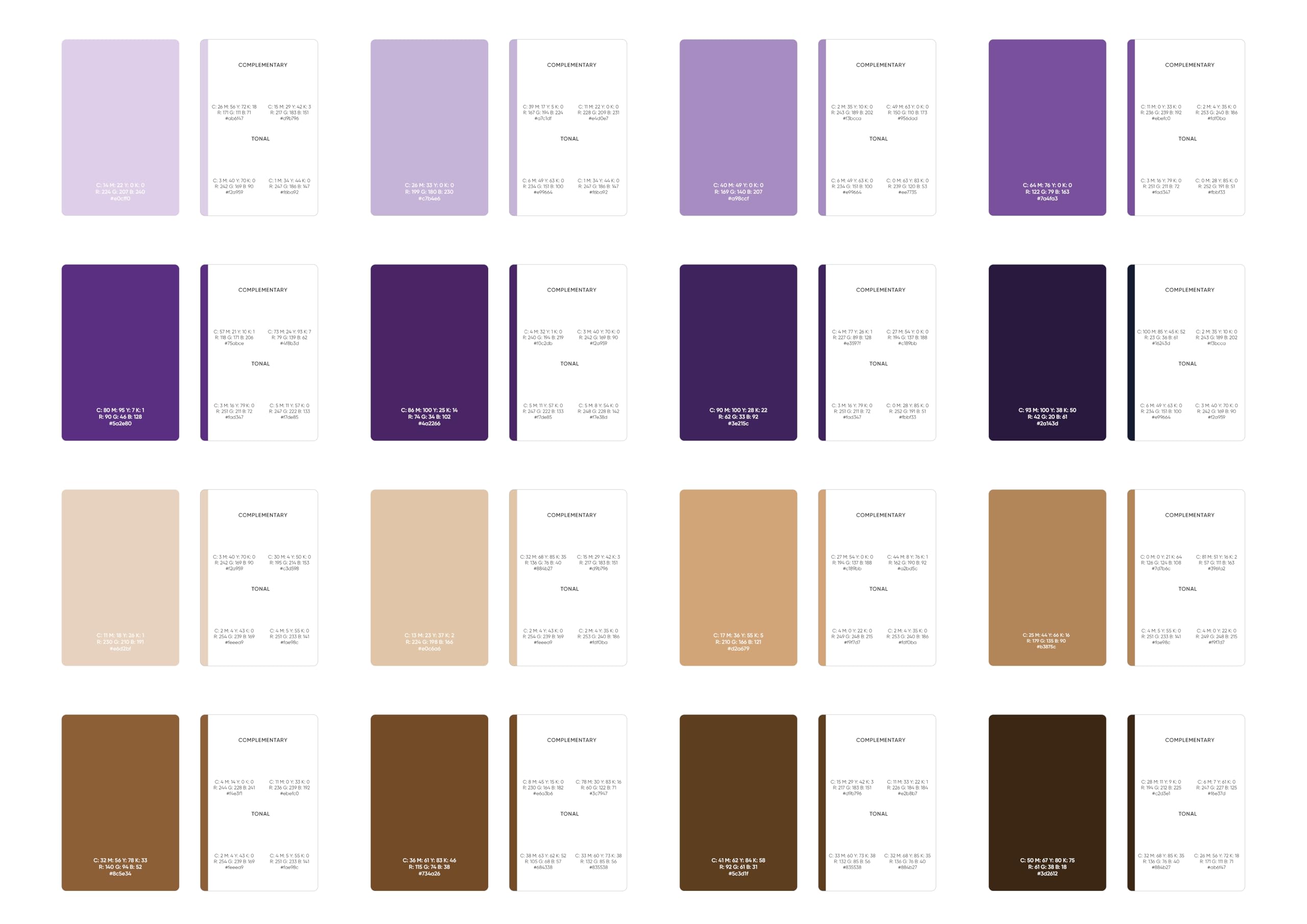 David & Charles The Box of Swatches: 72 Shade Cards for Palette Planning and Inspiration | Book Design 9