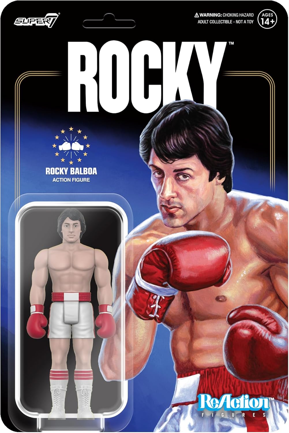 SUPER7 ReAction Rocky Wave 2 - Rocky Balboa Action Figure (S7-RB-RW2)