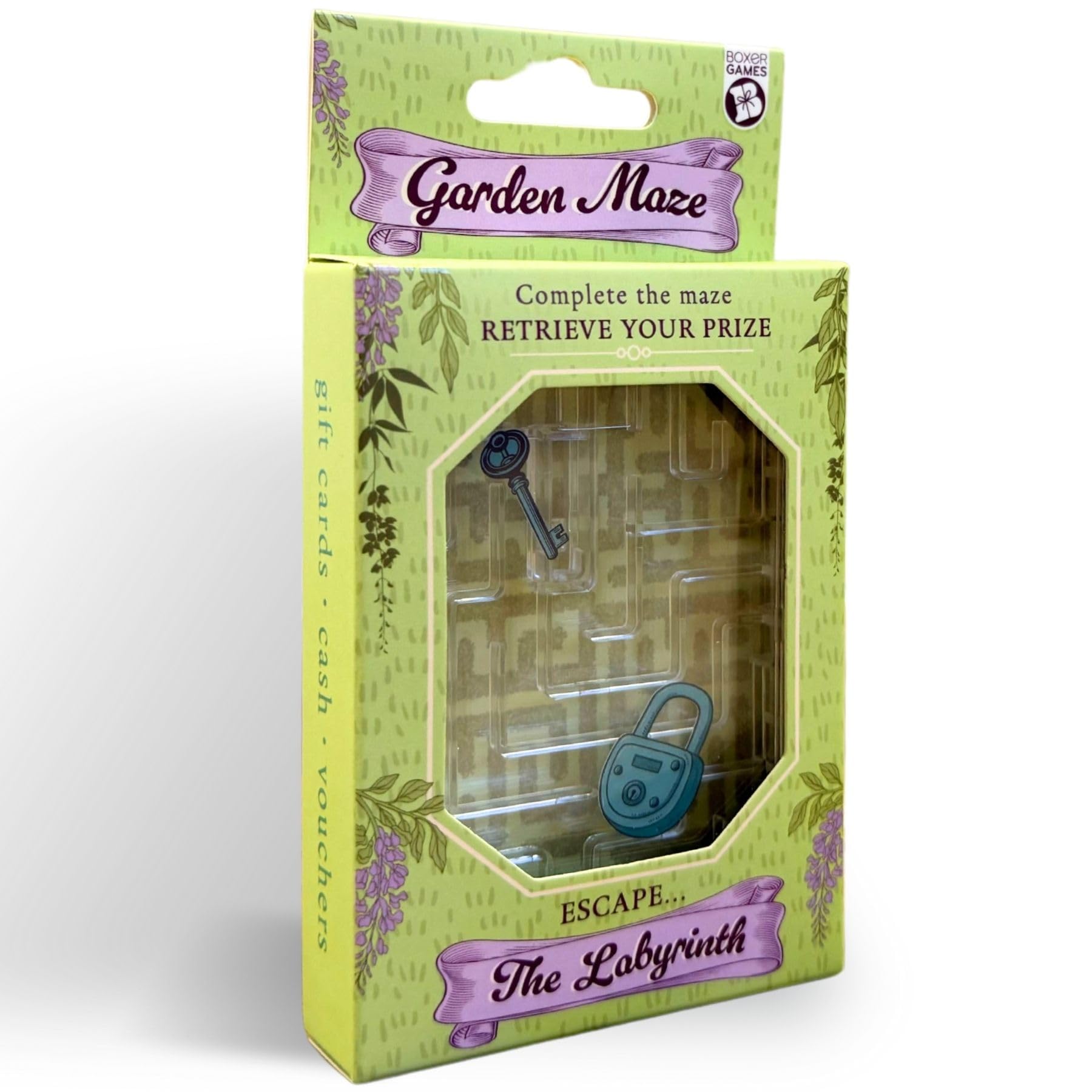 Boxer Gifts Garden Labyrinth Puzzle Box - Money Holder for Cash or Gift Cards 1
