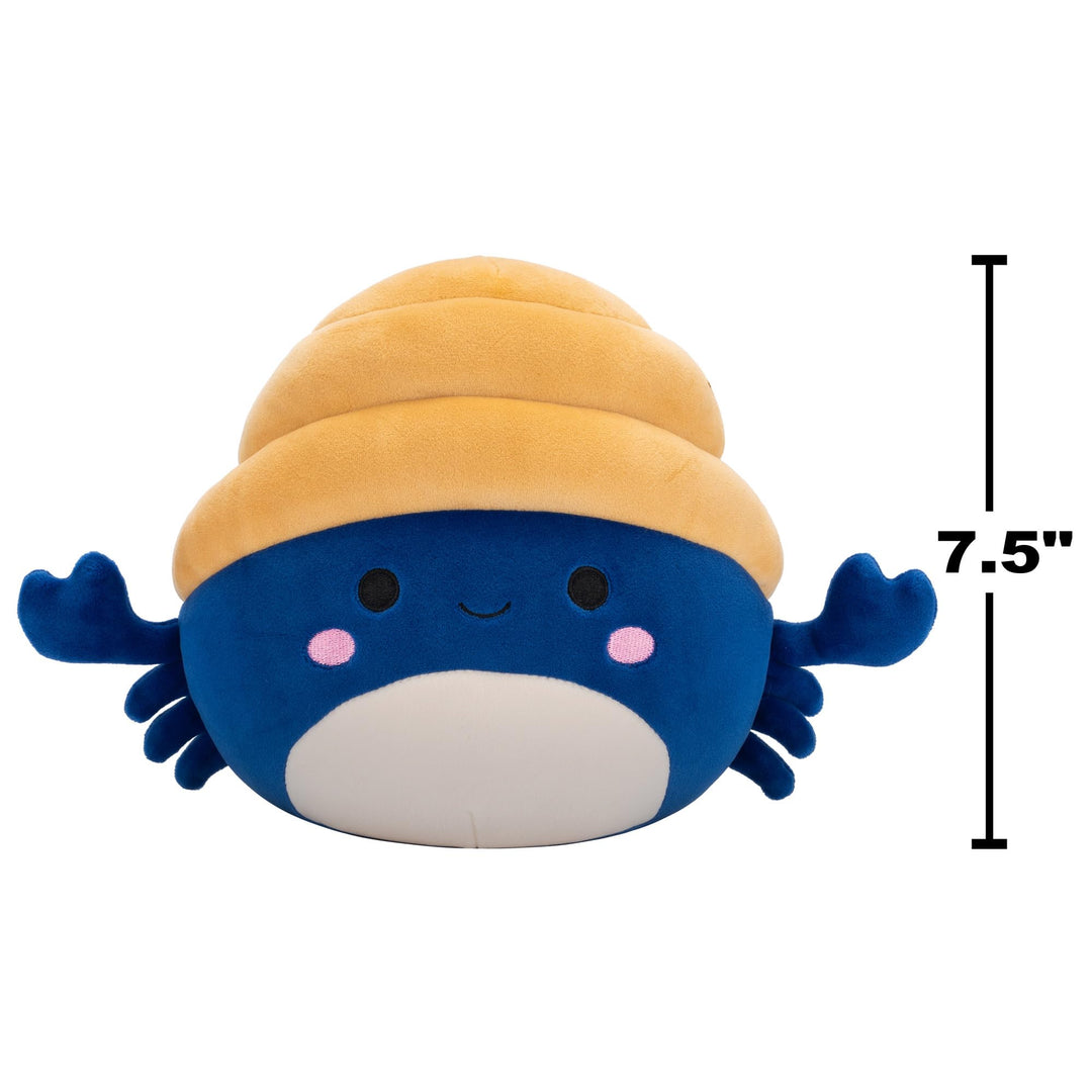 Squishmallows 7.5 Inch Plush - Lenore the Navy and Tan Hermit Crab