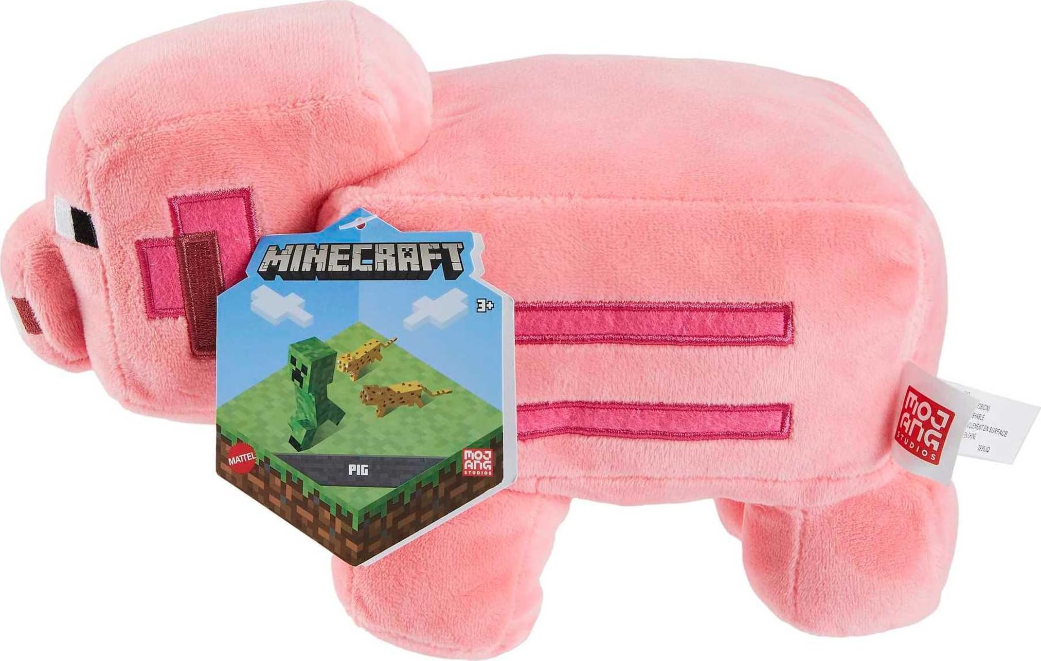 Mattel Minecraft Plush Pig Character Doll - 8-inch Collectible Soft Toy for Ages 3+ 6