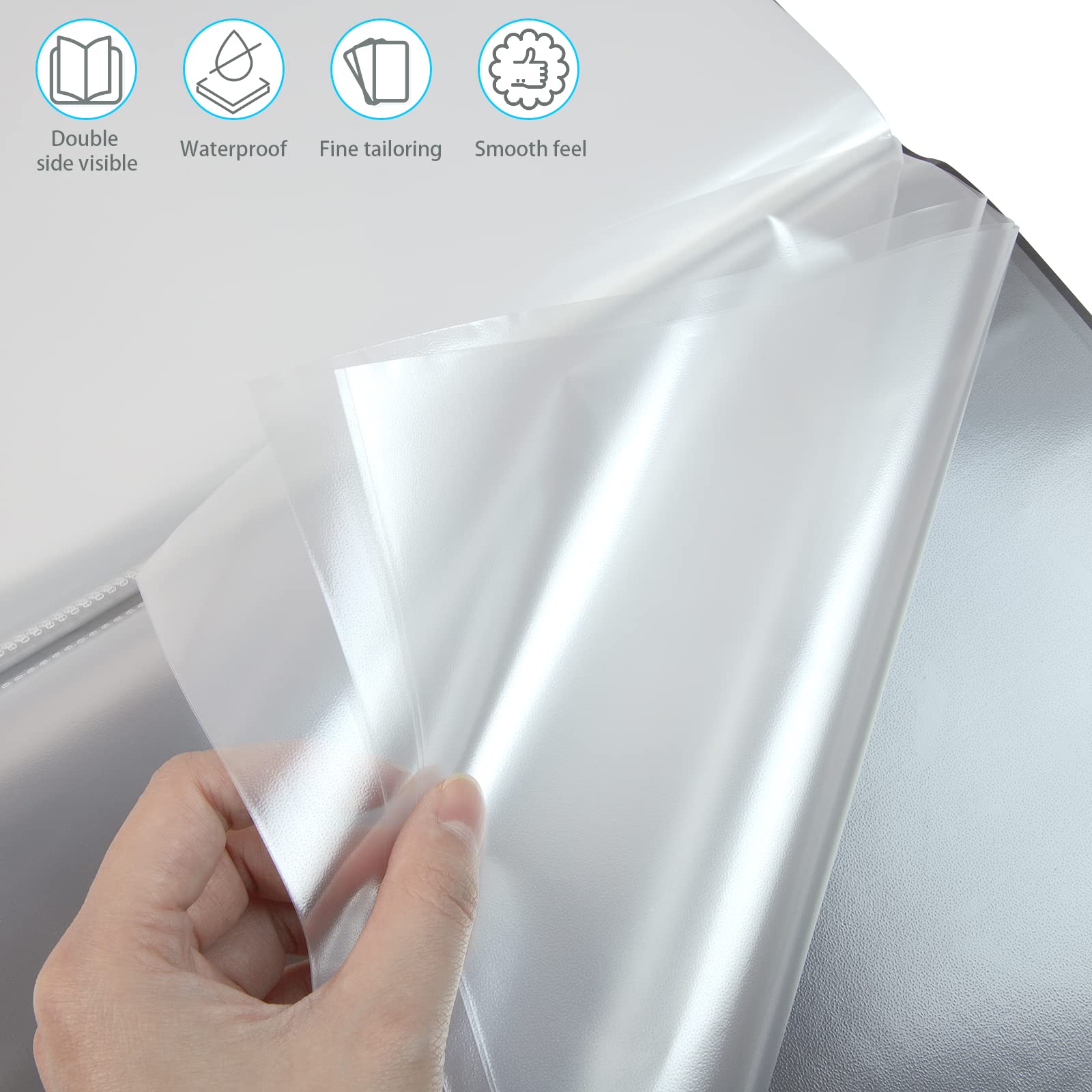 NORTHERN BROTHERS A4 Display Book Folder - 6 Pack 40 Pockets (80 Views) Plastic Presentation Folders 3