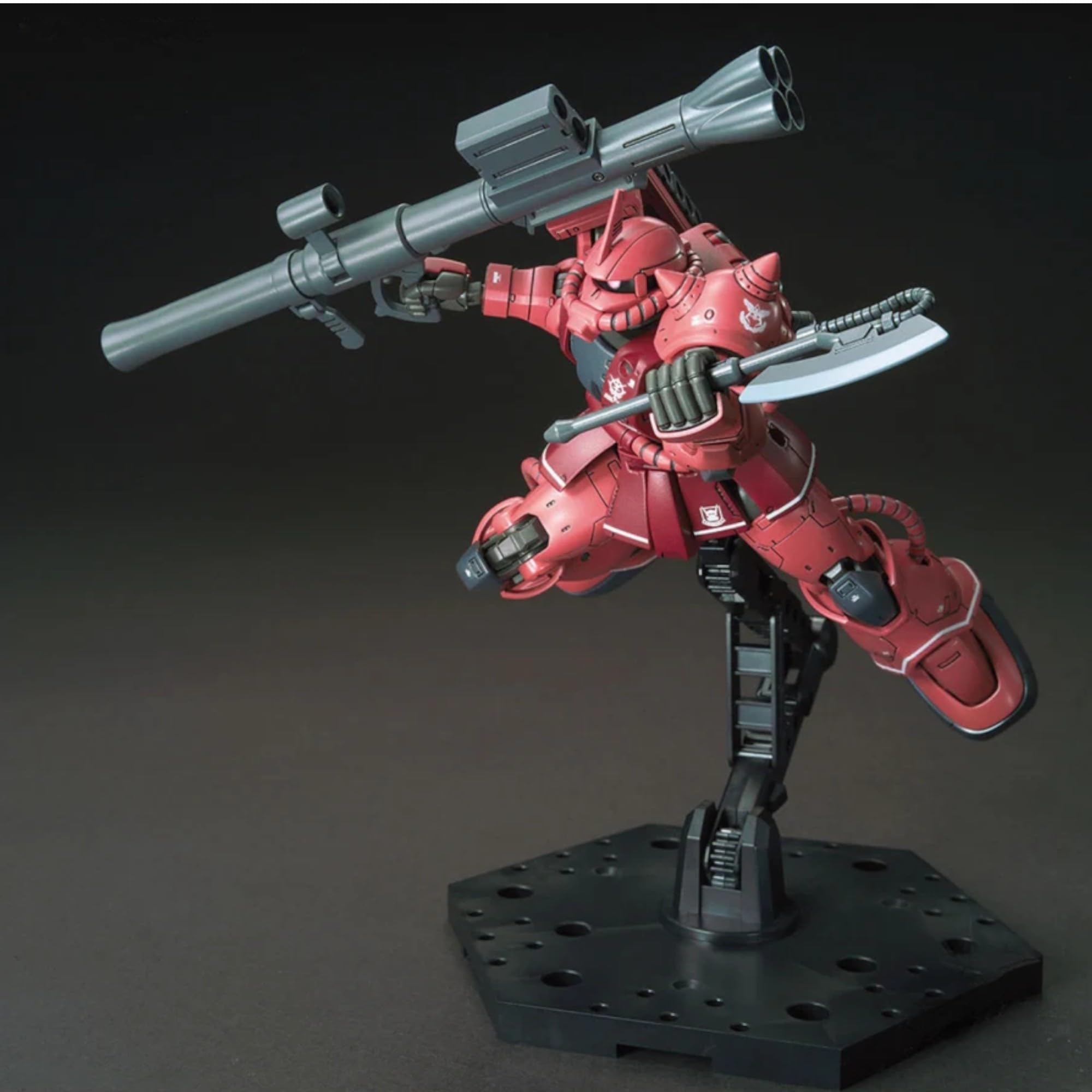 BANDAI SPIRITS HG MS-06S Zaku II (Red Comet Ver.) 1/144 Scale Model Kit | Snap-Fit 2