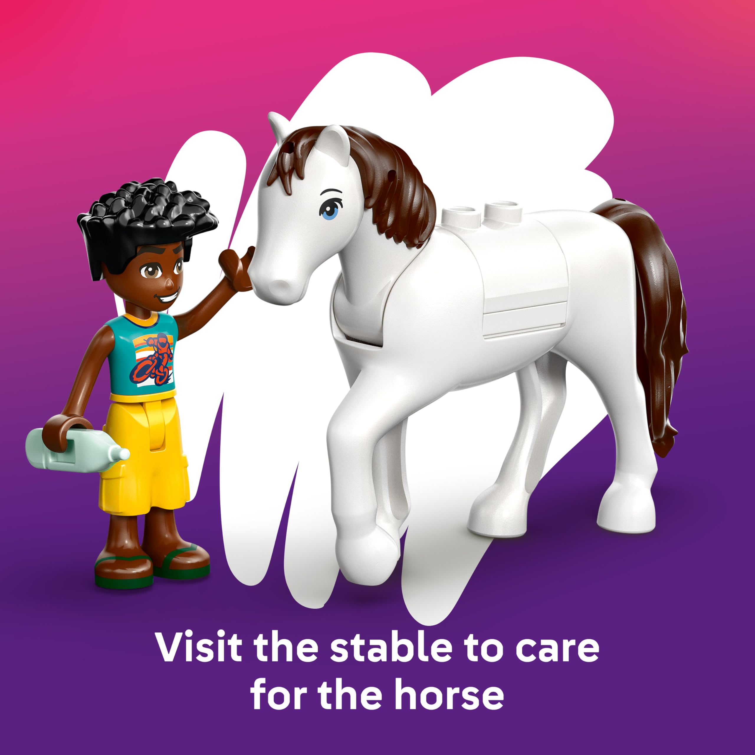 LEGO Friends Animal Vet Clinic Building Set - Educational Toy for Ages 4+ with Horse Stable 6