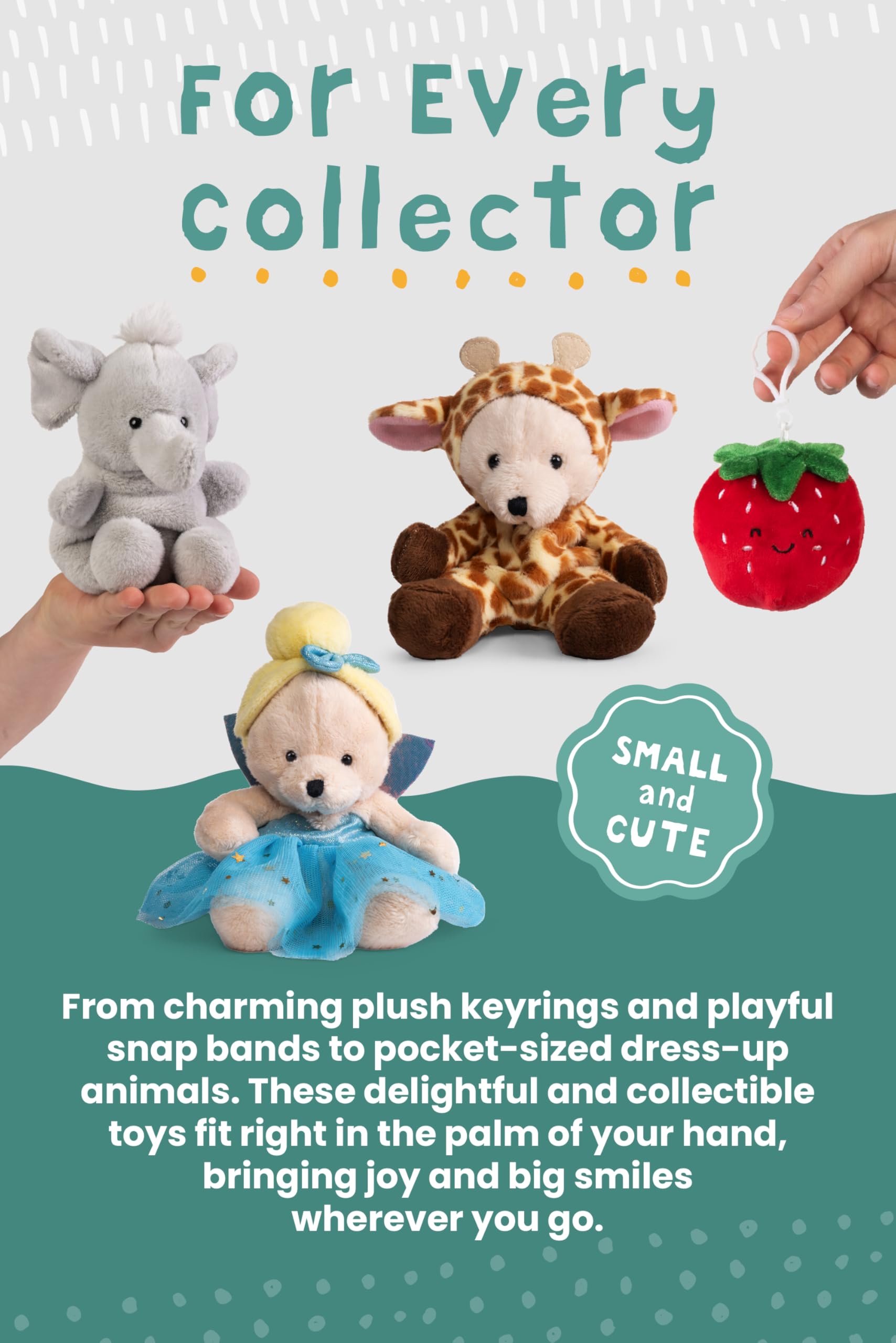 Living Nature - Little Snugglies Pink Unicorn Plush Toy 3