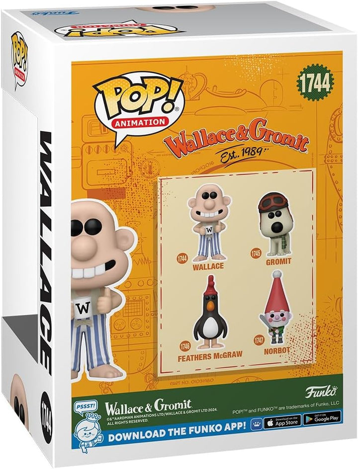 Funko POP! Movies - Wallace in Pajamas & Gromit Vinyl Figure (79780)