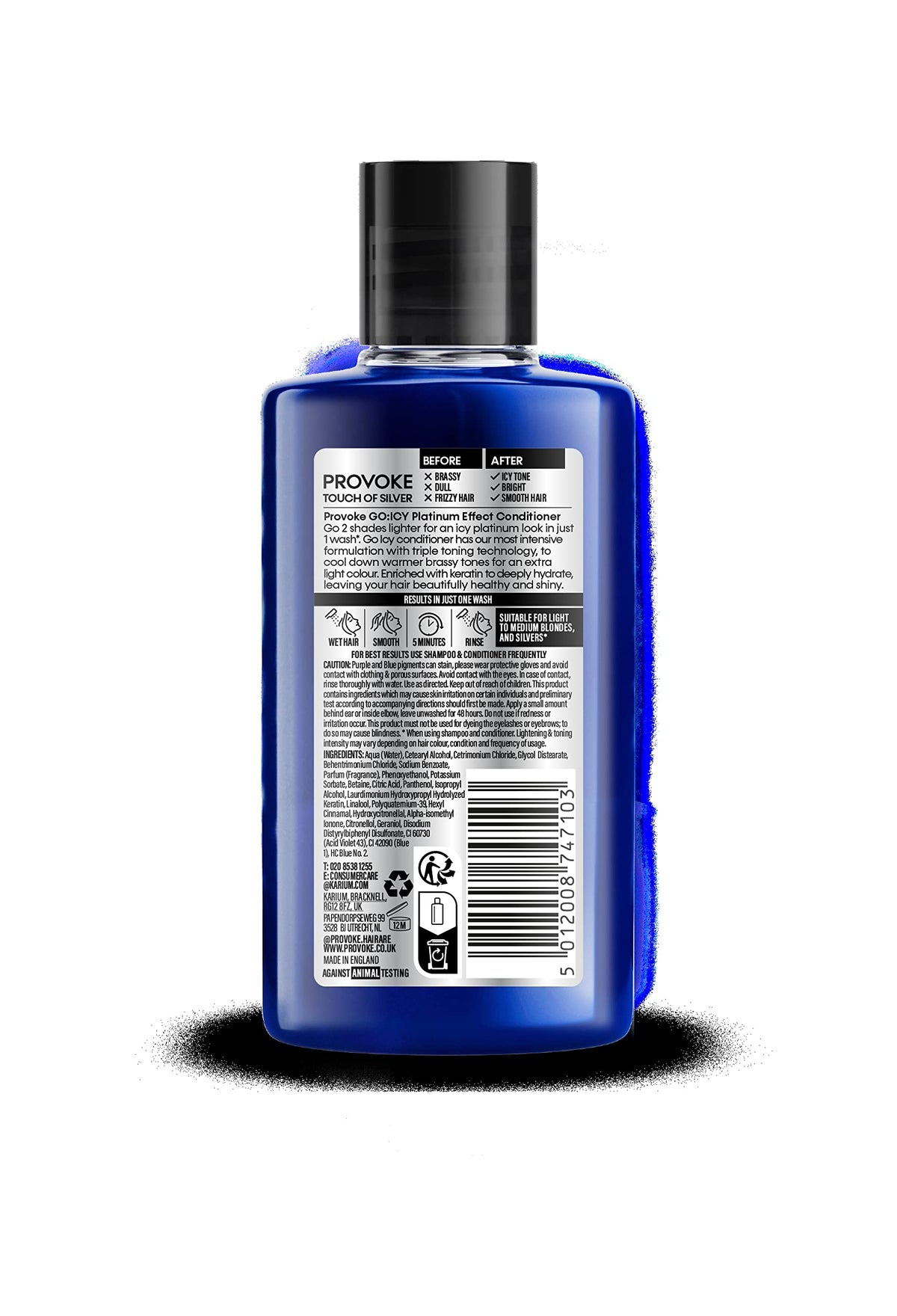 PROVOKE Touch of Silver Go Icy Conditioner - Icy Platinum Look, 150 ml