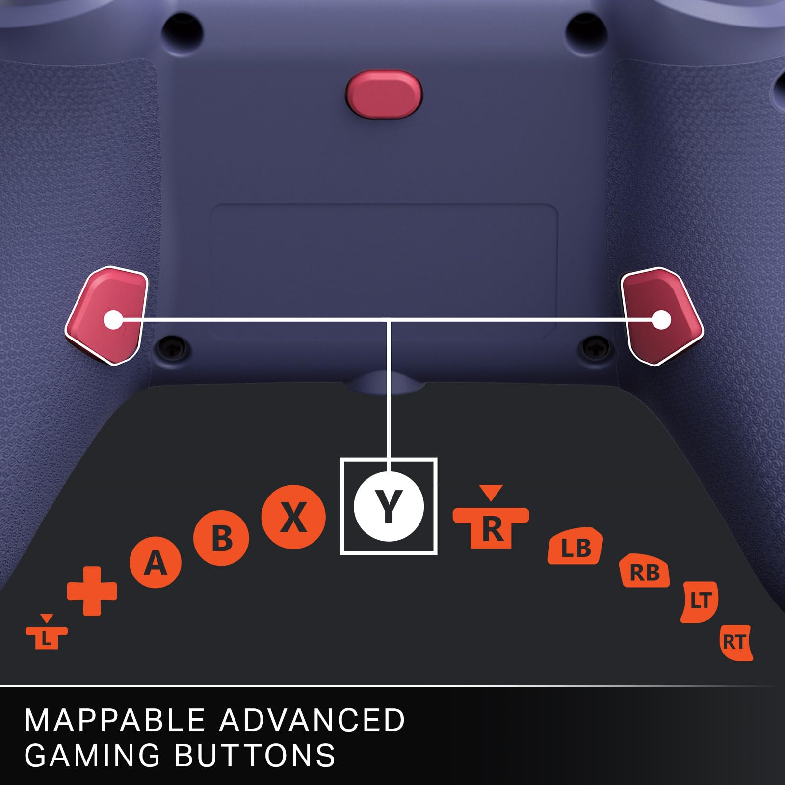 PowerA Advantage Plus Wired Controller for Xbox Series X|S, Xbox One, PC - Night Blossom | Hall Effect | Mappable Buttons 5