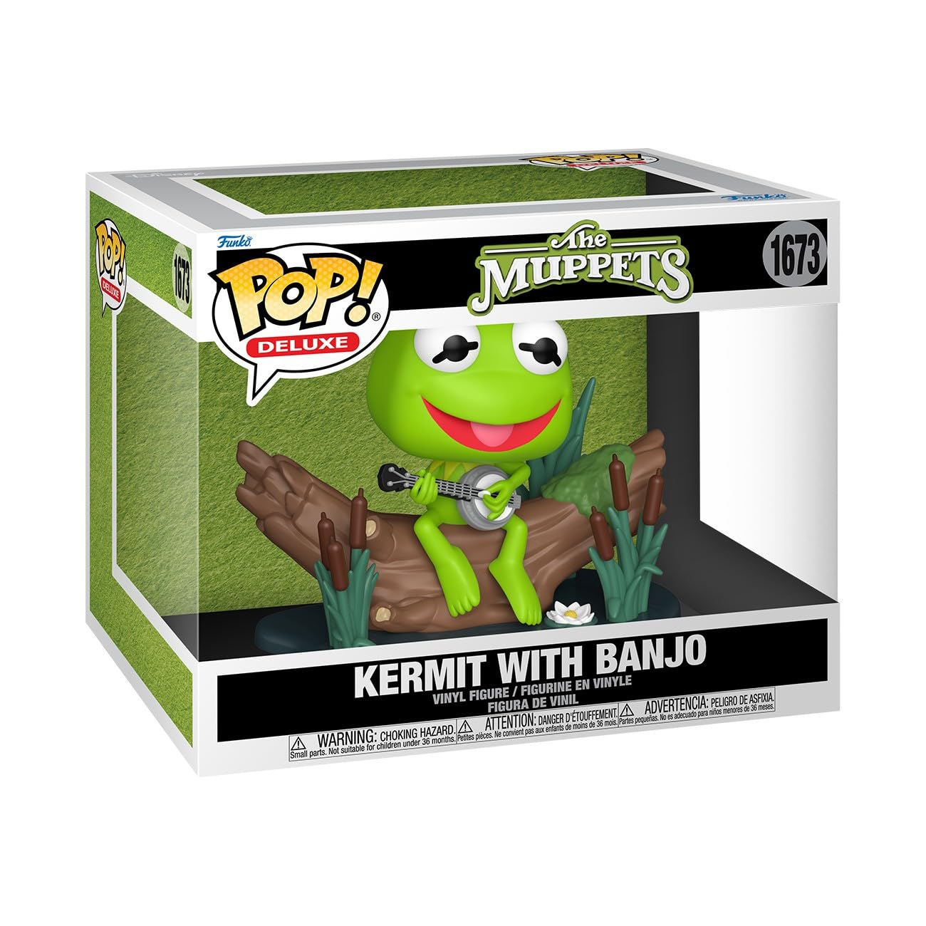 Funko Pop! Deluxe Kermit the Frog With Banjo - The Muppets Collectible Figure | Vinyl | 3.75 in 1