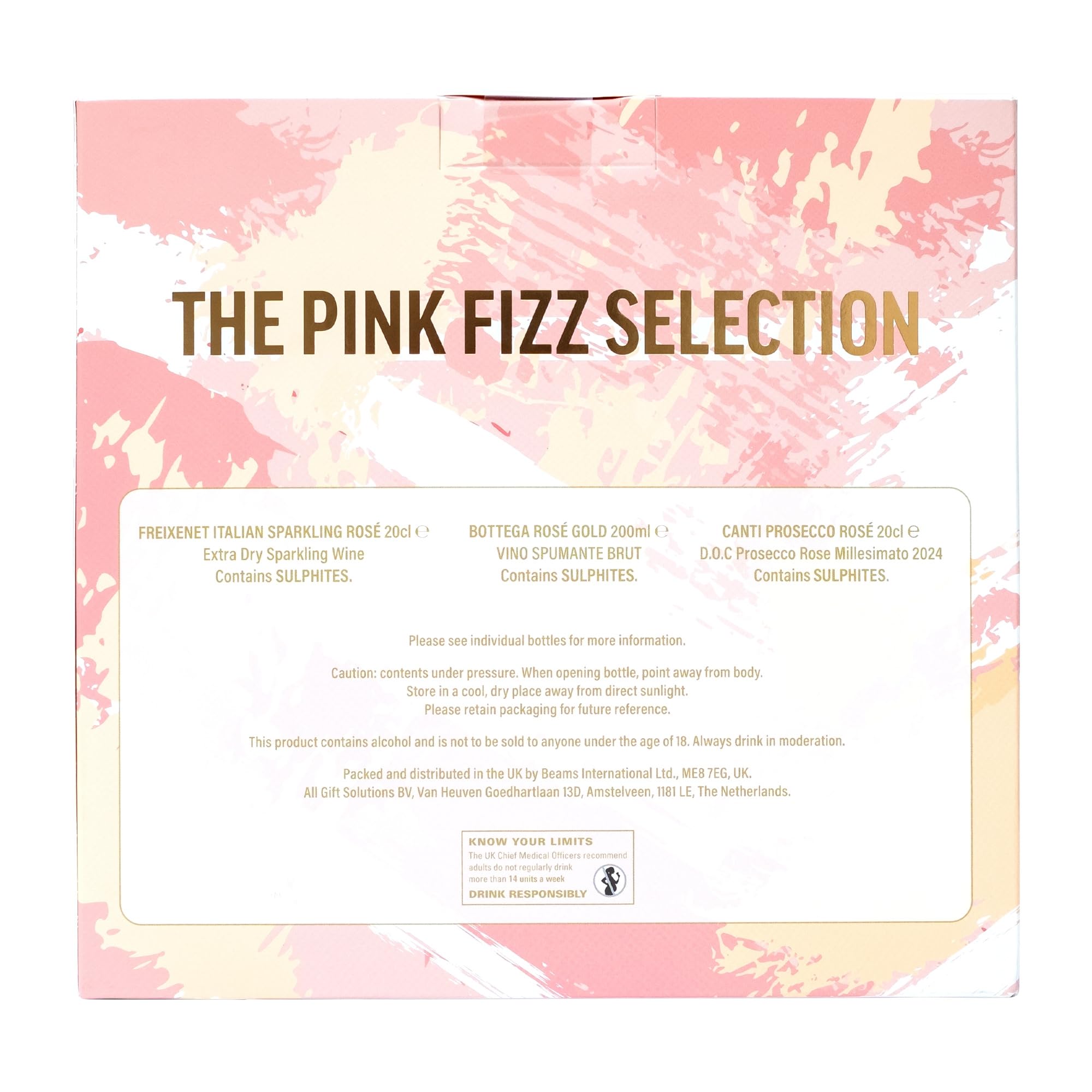 Freixenet, Bottega, Canti - Pink Fizz Prosecco Gift Set (3 x 750ml) 16