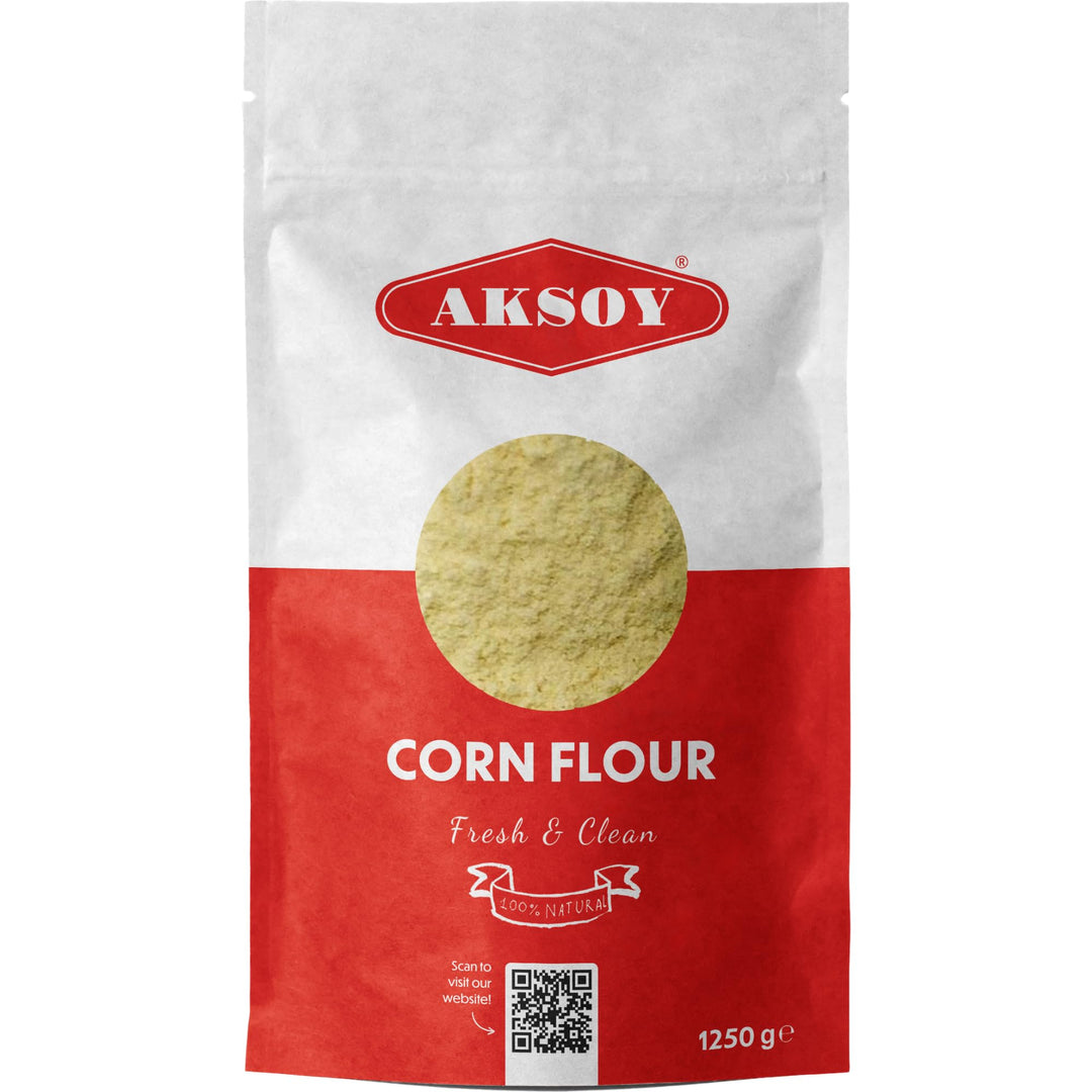 Aksoy Corn Flour 1.25KG - High Quality Resealable Pouch