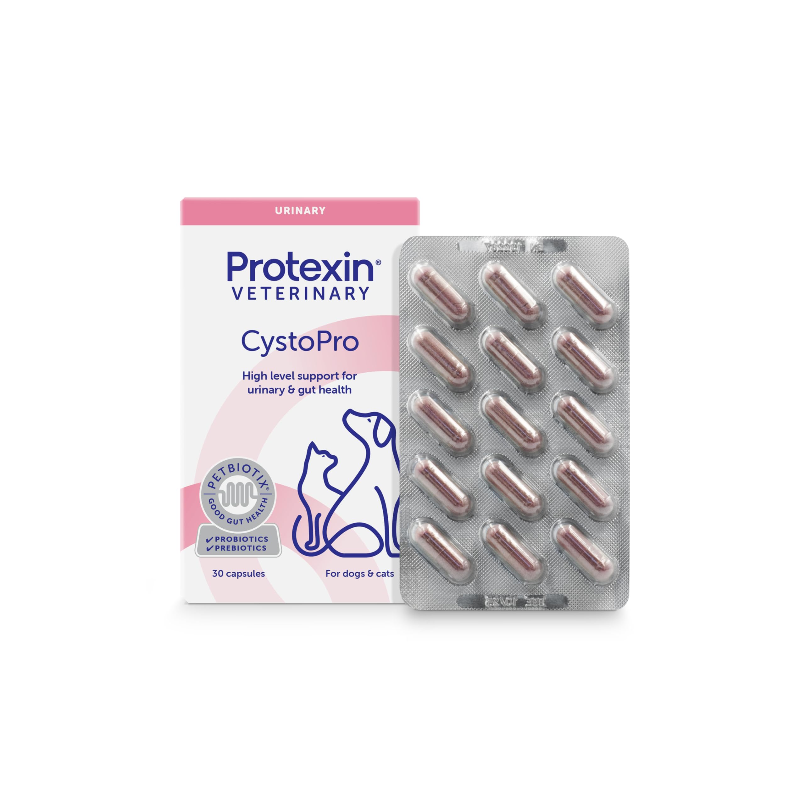 Protexin Veterinary CystoPro - Bladder & Urinary Support for Dogs and Cats | 30 Count Capsules 2