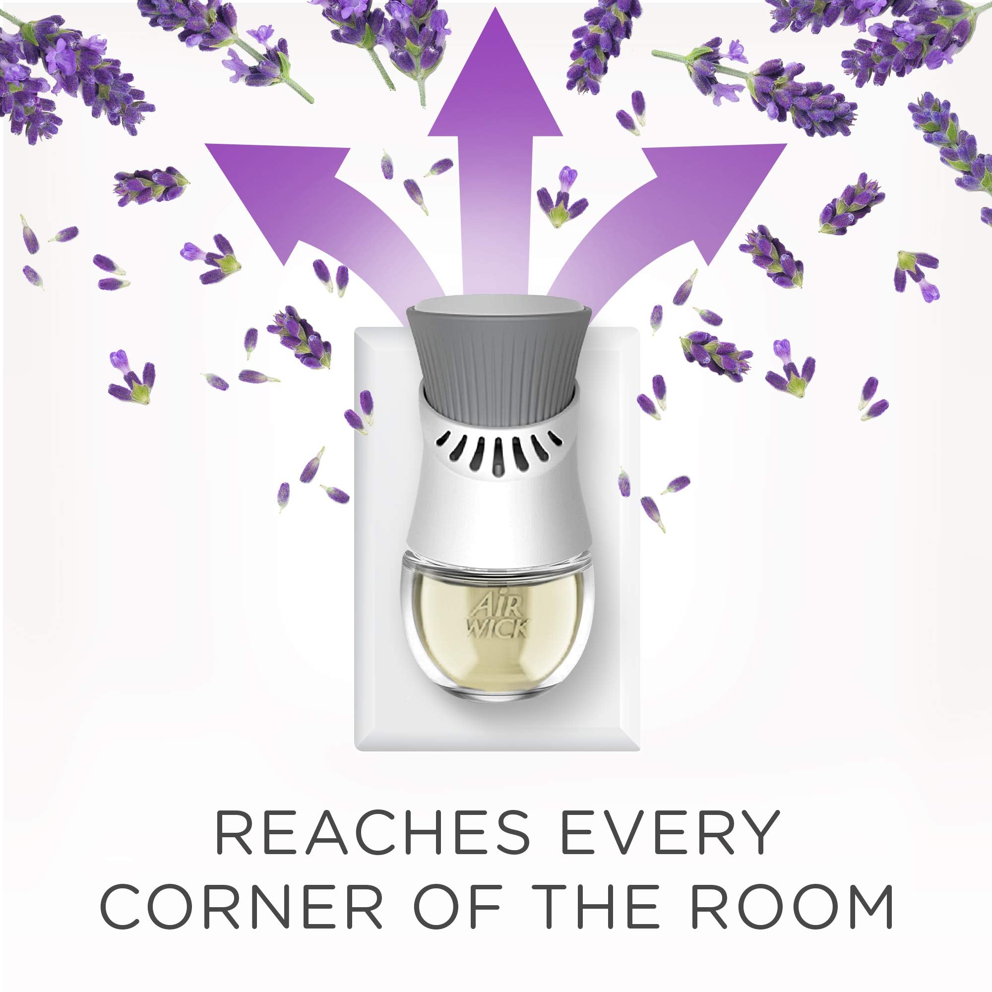 Air Wick - Essential Oils Plug In Refill Air Freshener (Purple Lavender Meadow) 2