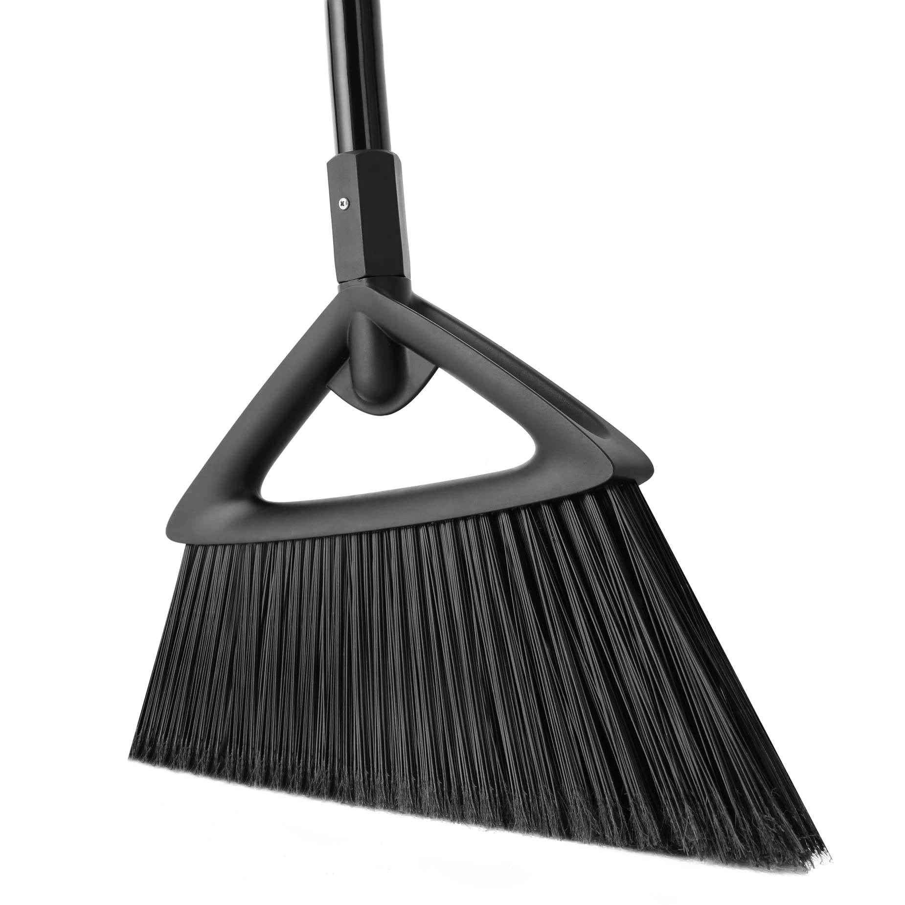 Eyliden Heavy Duty Angle Broom with Long Handle - 57.48 Inch Commercial Broom for Indoor & Outdoor Cleaning 1