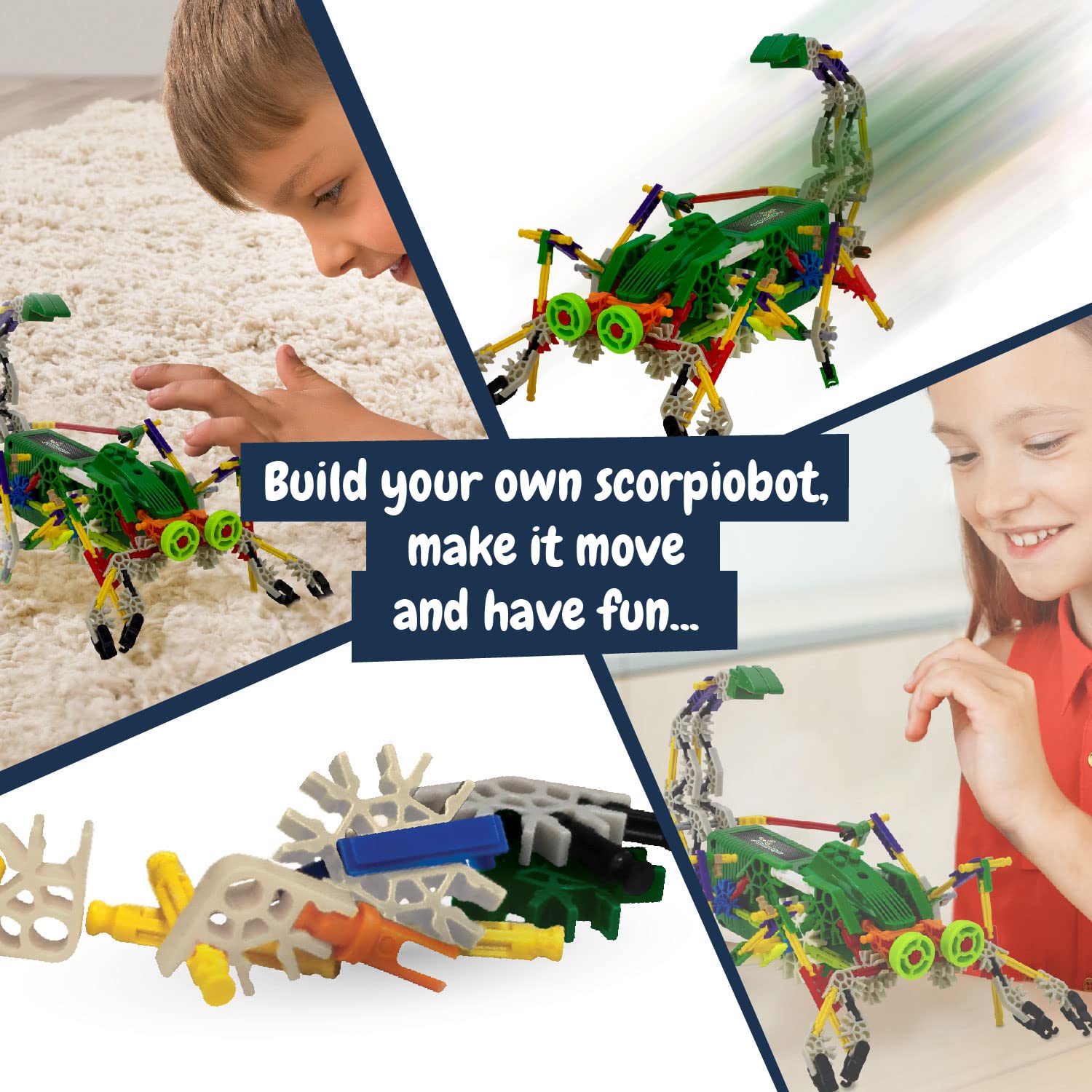 Science4you Robotics Scorpiobot - STEM Building Kit for Kids 8-14 13