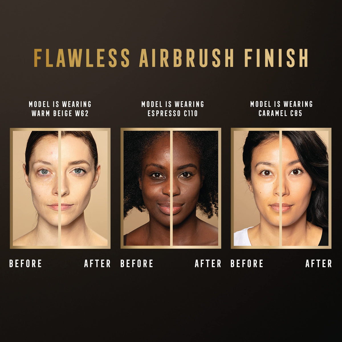 Max Factor Facefinity 3-in-1 All Day Flawless Liquid Foundation - SPF 20, Amber, 30 ml