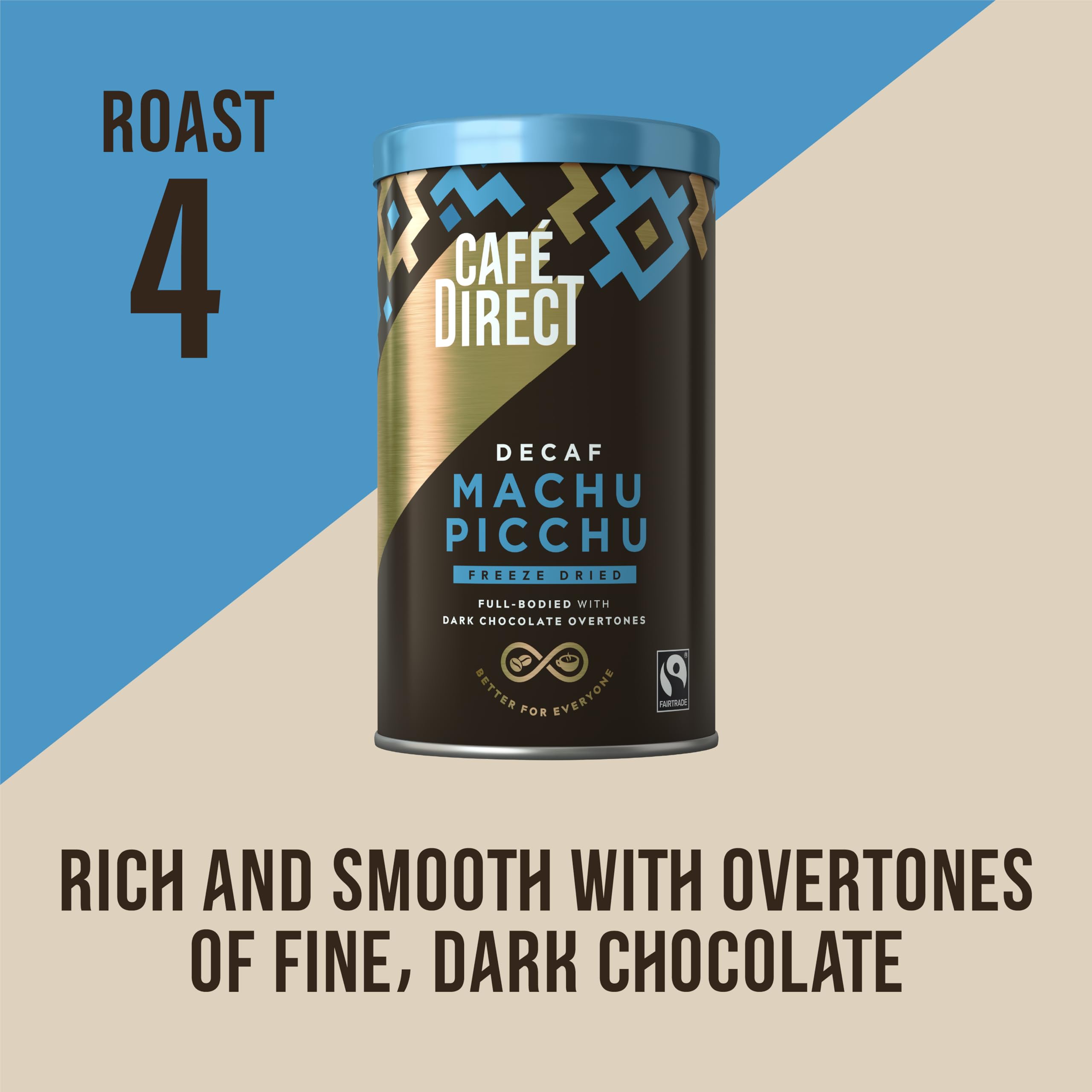 Café Direct Fairtrade Organic Freeze Dried Instant Decaf Coffee - Machu Picchu Single Origin, 100g 2