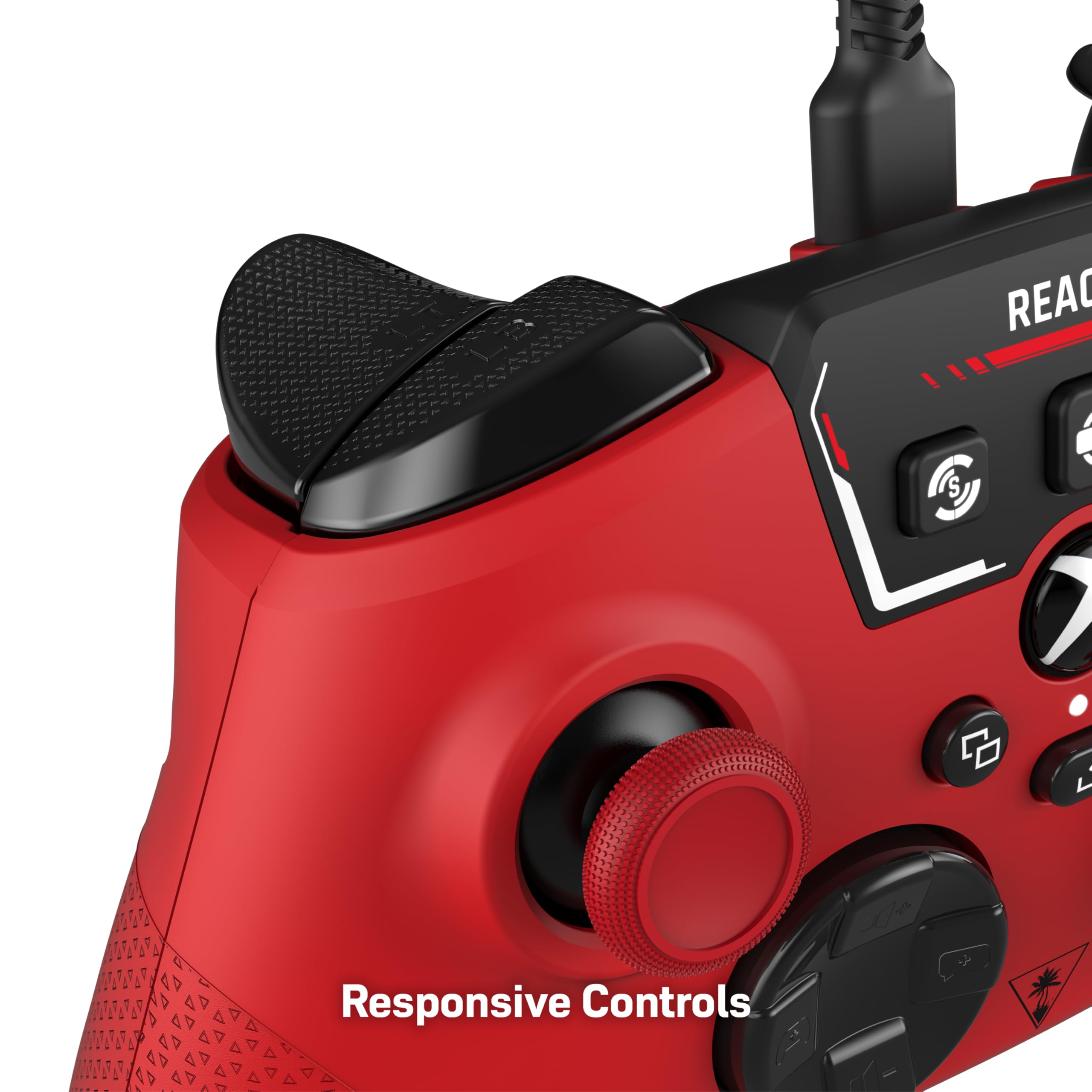 Turtle Beach REACT-R Red Wired Gaming Controller for Xbox Series X|S, Xbox One & PC - Officially Licensed 14