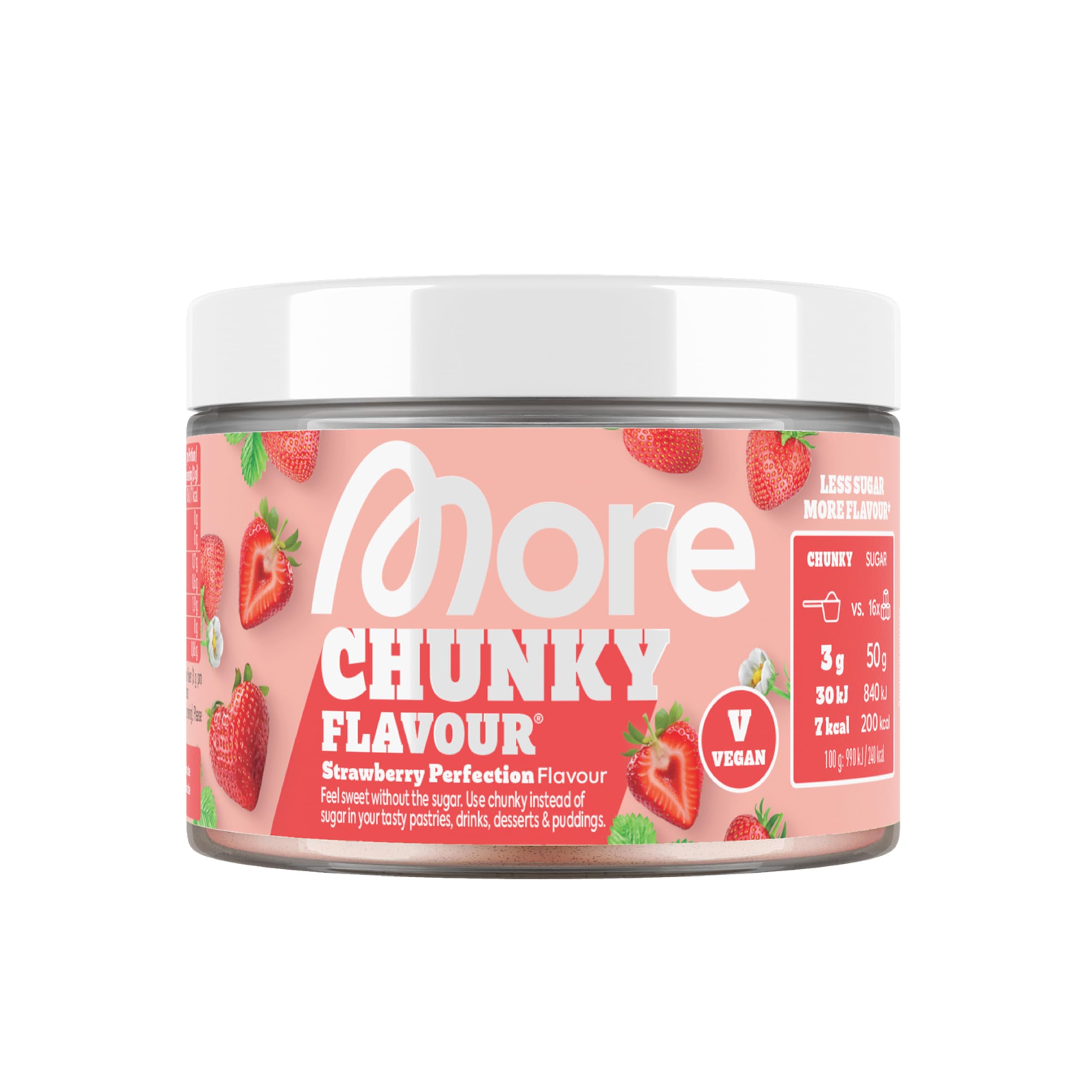 MORE Nutrition Chunky Flavour Strawberry Perfection 150g 1